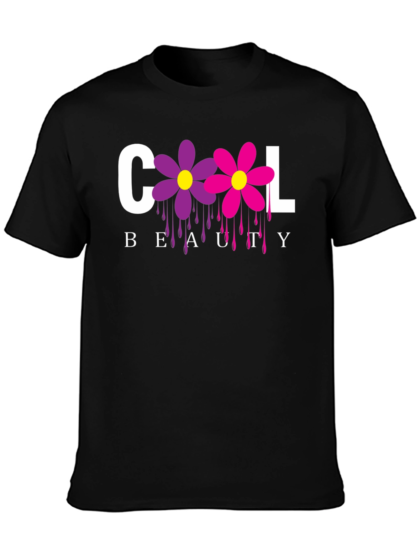 Cool Beauty Floral Graphic Tee - Unisex