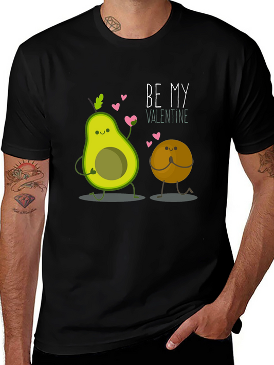 Avocado Valentines Day Graphic T-Shirt