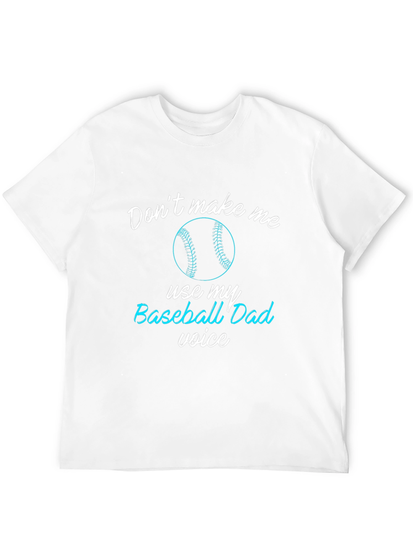 Baseball Dad Voice Graphic T-Shirt