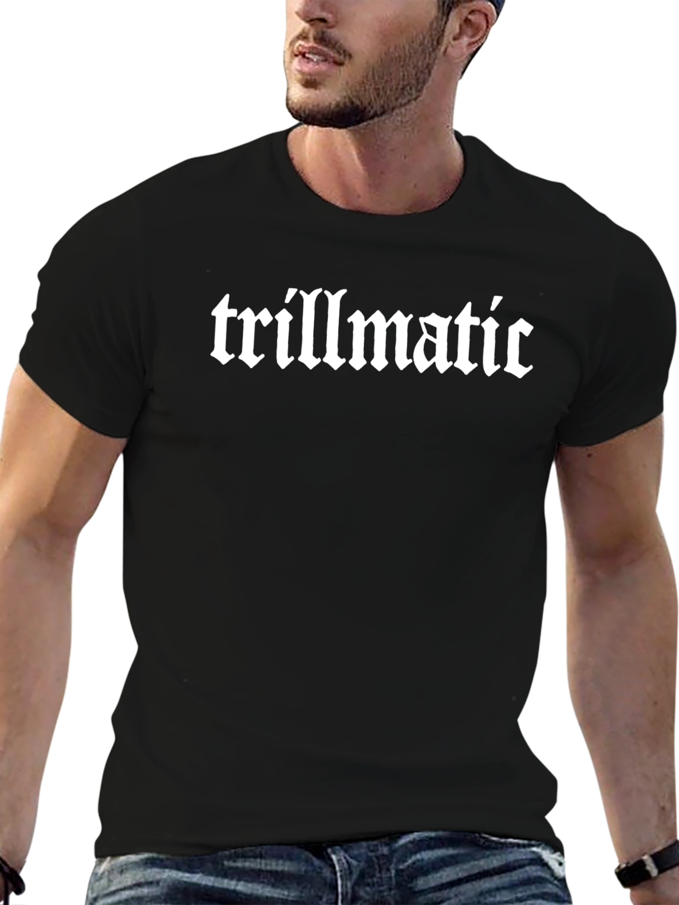 Trillmatic Black Graphic T-Shirt