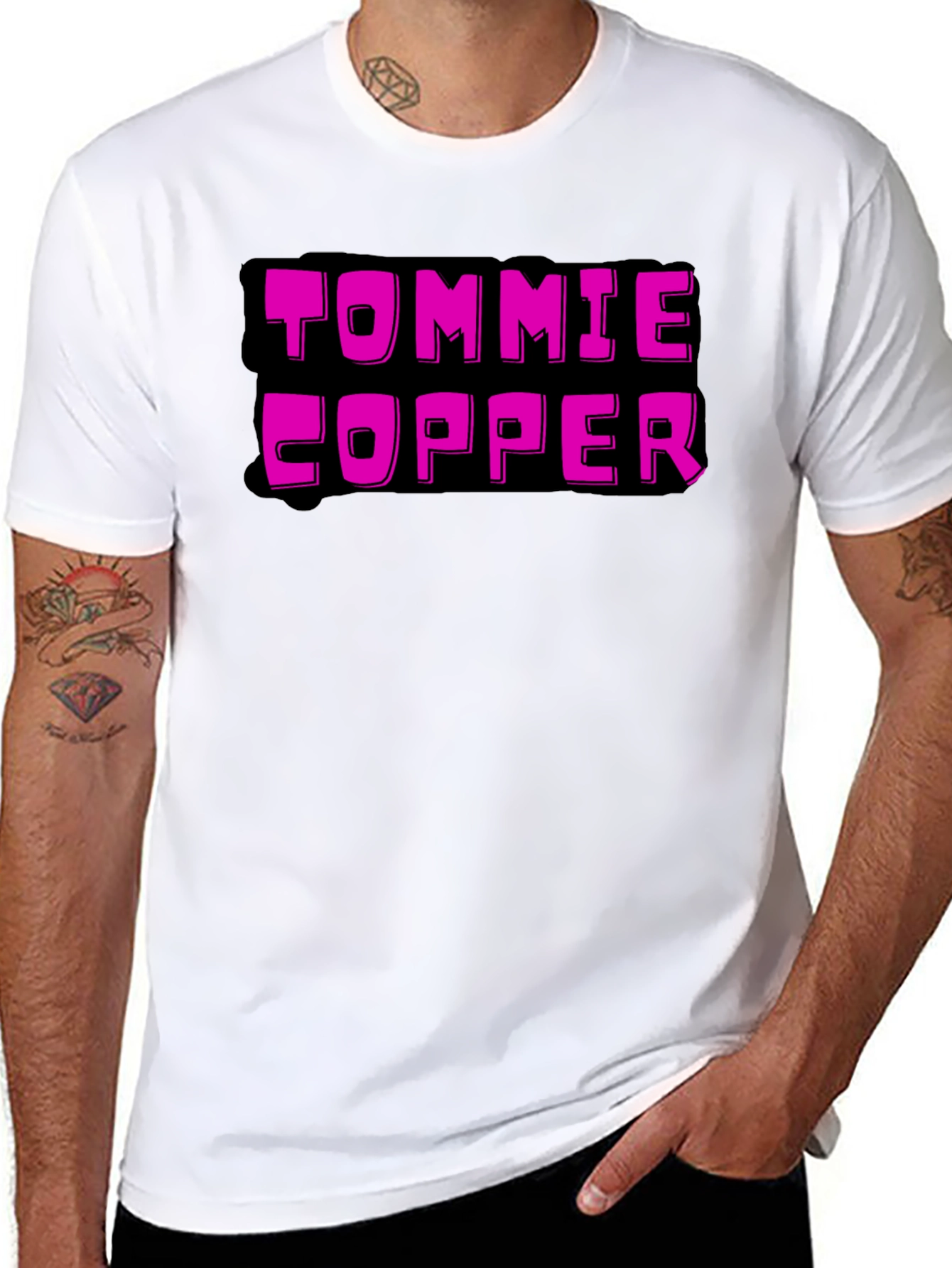 Tommie Copper Graphic Tee - Mens Black T-Shirt