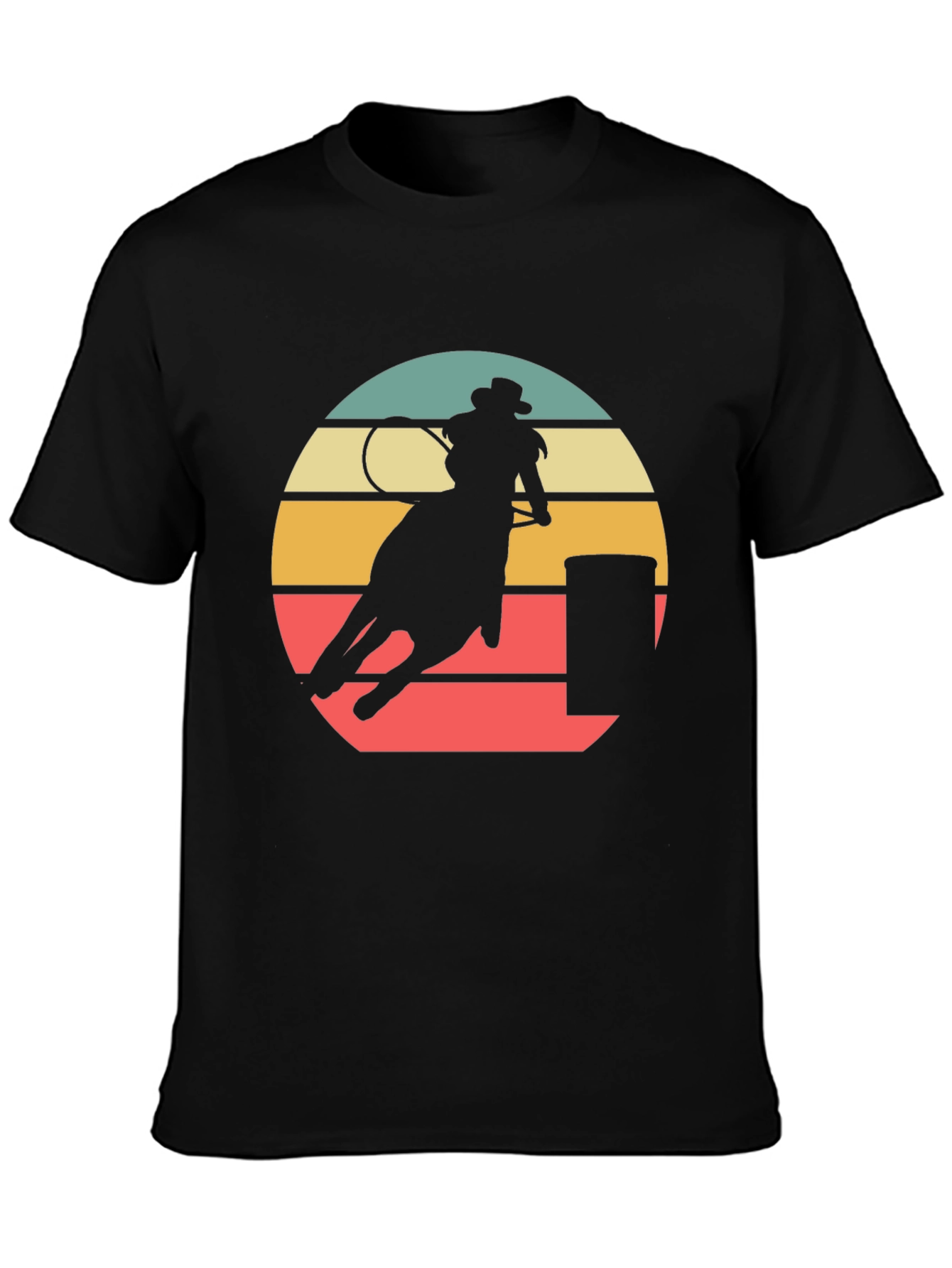 Retro Barrel Racing Tee - Western Graphic T-Shirt