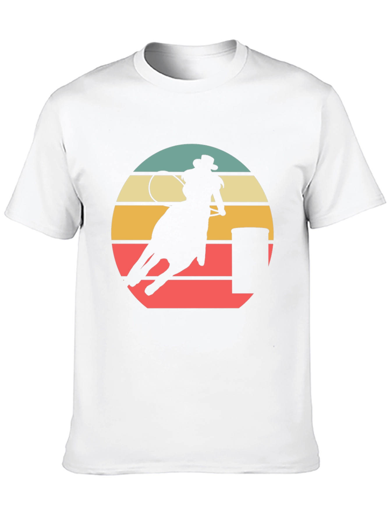 Retro Barrel Racing Tee - Western Graphic T-Shirt