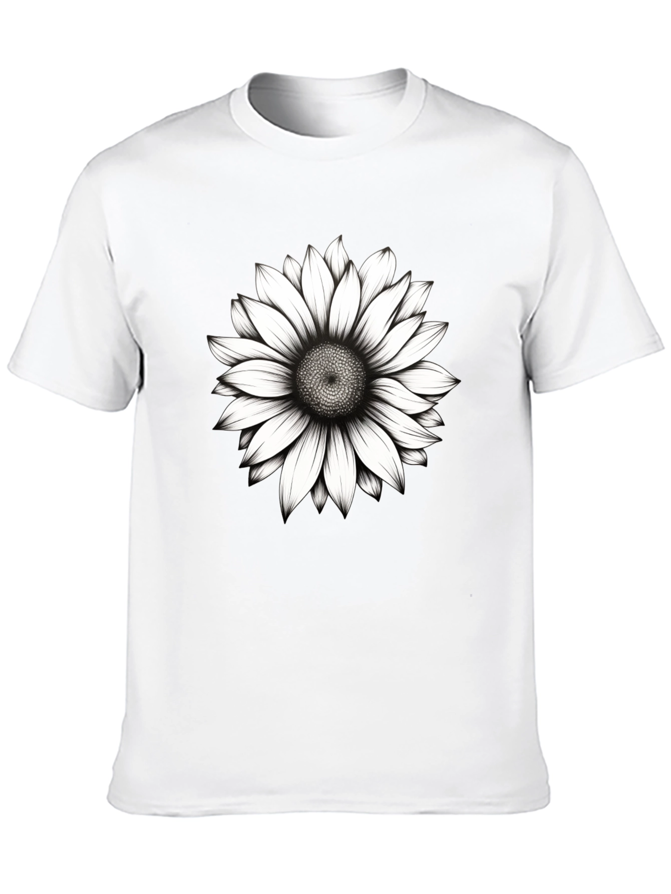 Sunflower Graphic Black T-Shirt