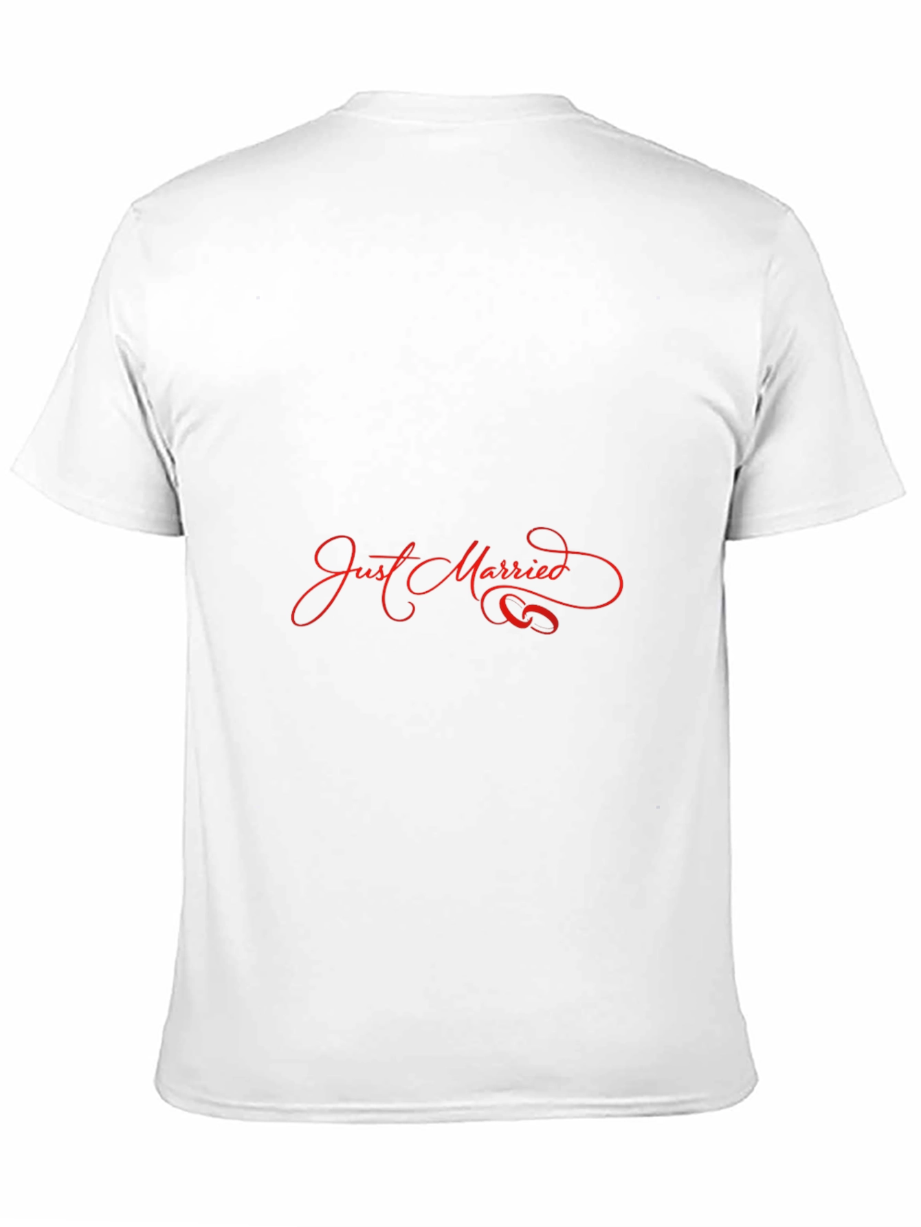 Just Married Graphic Tee - Black