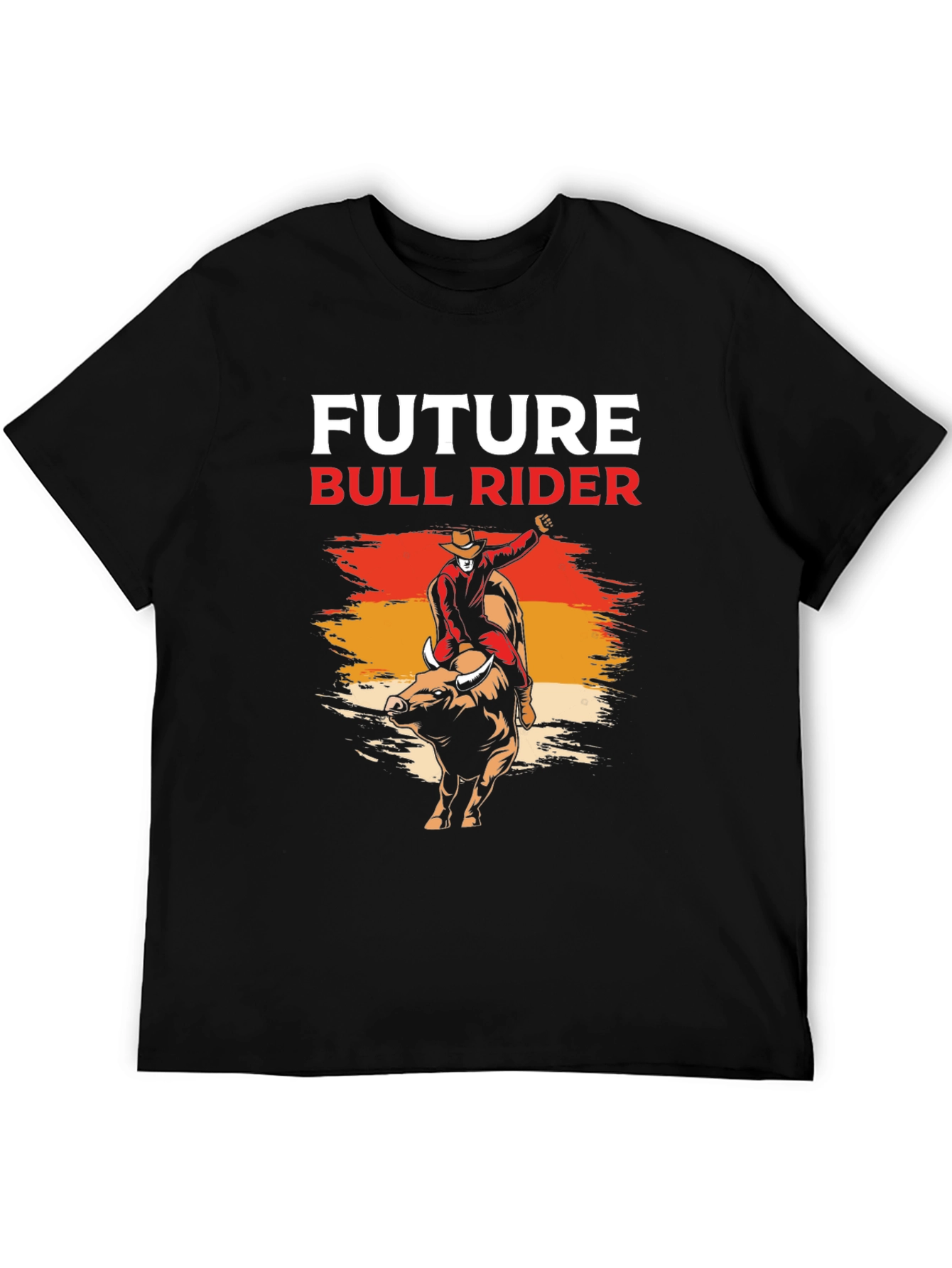 Future Bull Rider Graphic Tee - Black