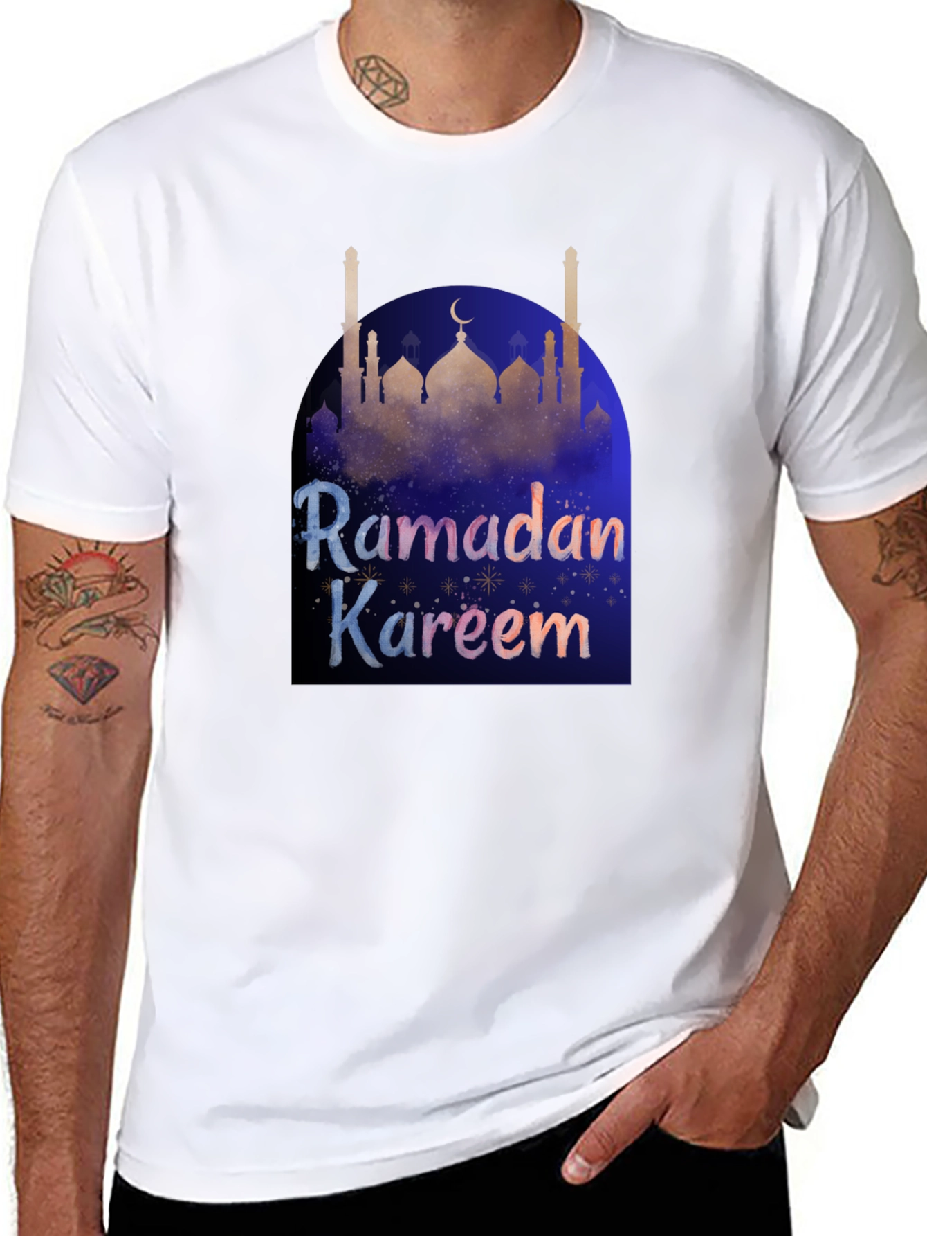 Ramadan Kareem T-Shirt - Mens Black Tee
