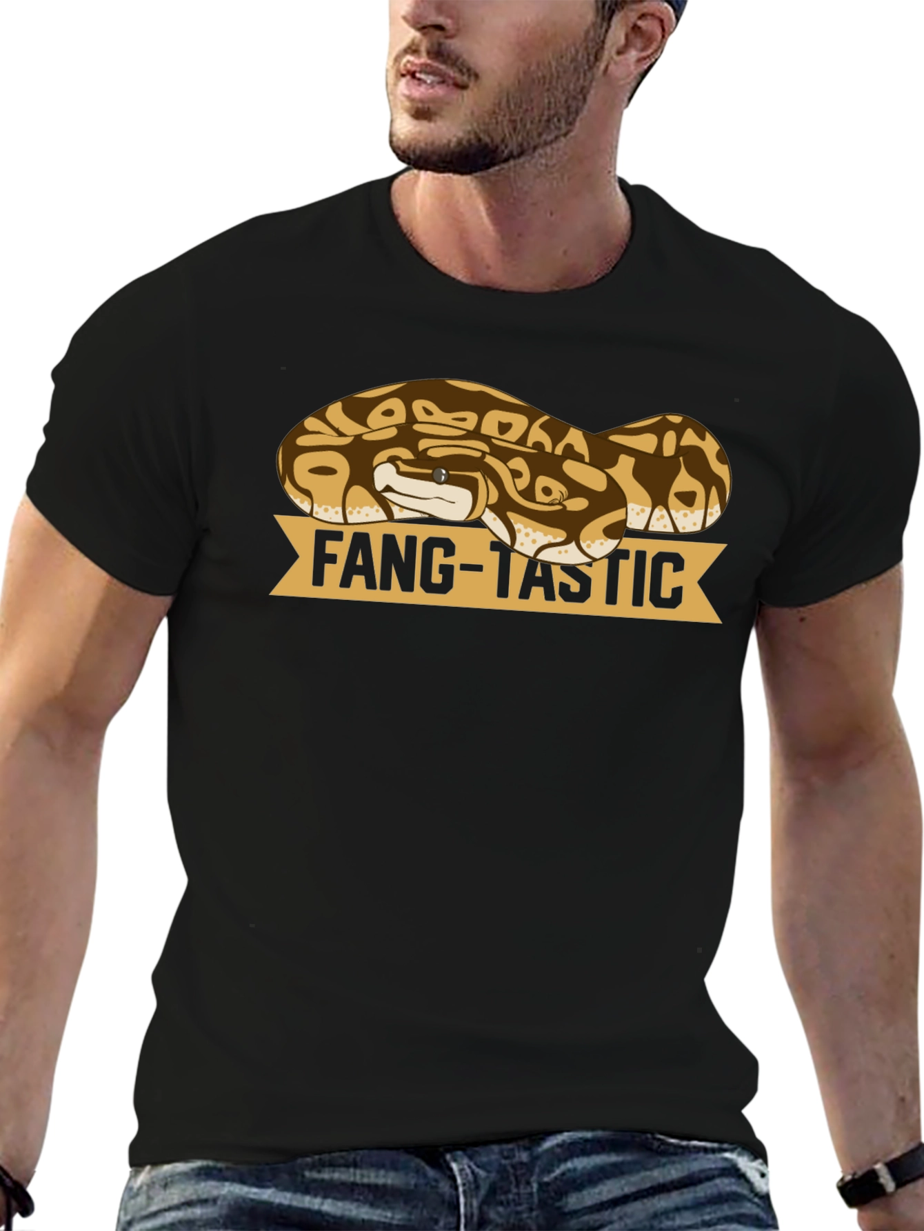 Fang-Tastic Snake T-Shirt - Reptile Lover Tee