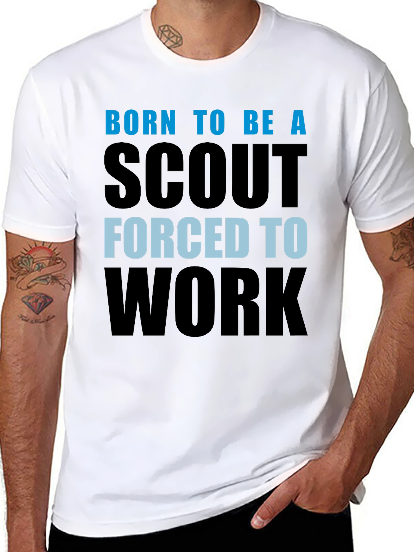 Born To Be A Scout Graphic T-Shirt