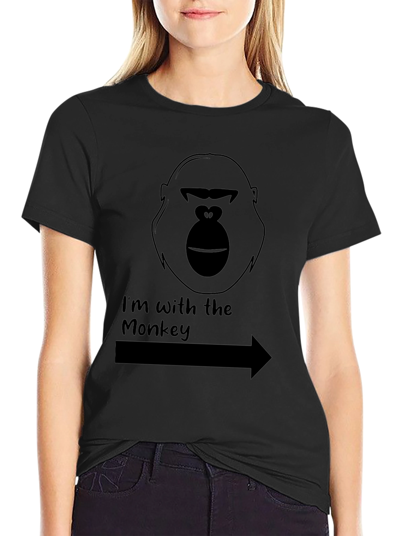 Im With the Monkey Graphic Tee