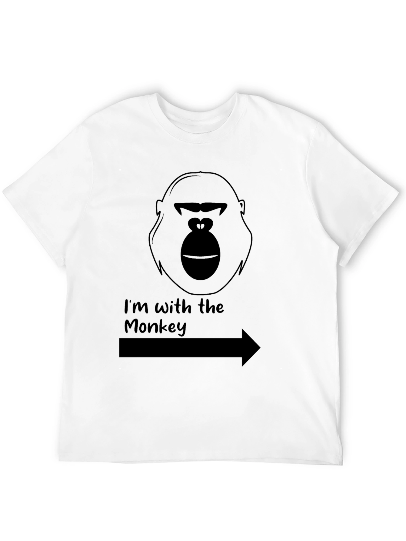 Im With the Monkey Graphic Tee