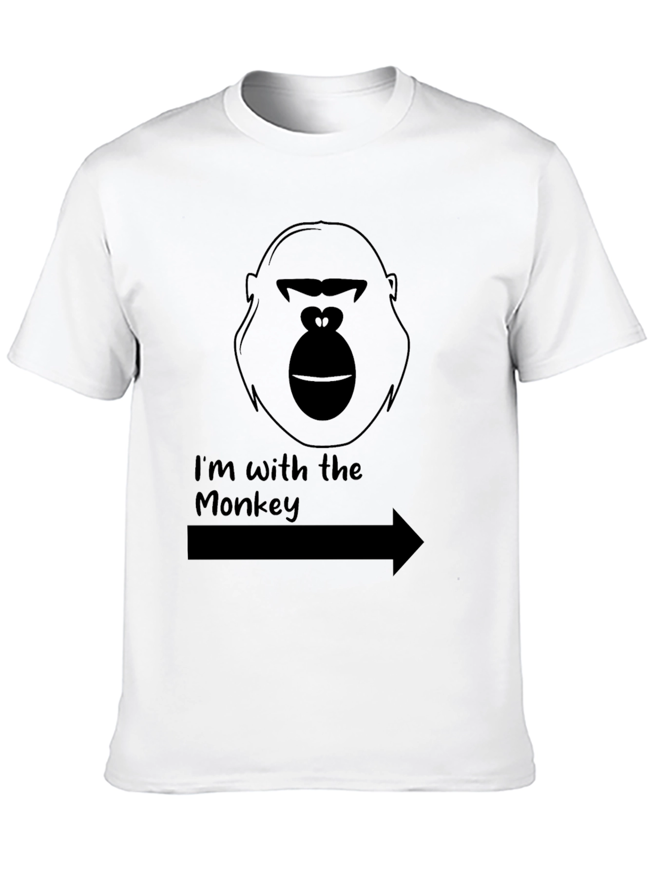Im With the Monkey Graphic Tee