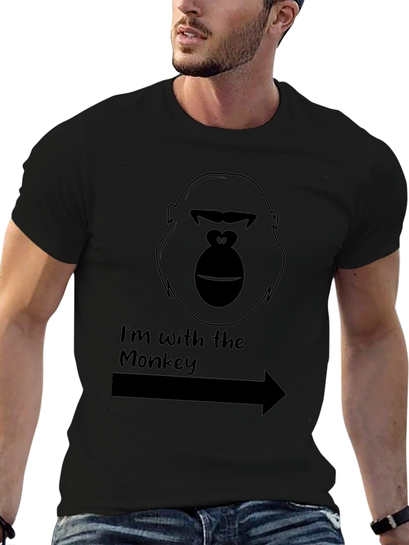 Im With the Monkey Graphic Tee
