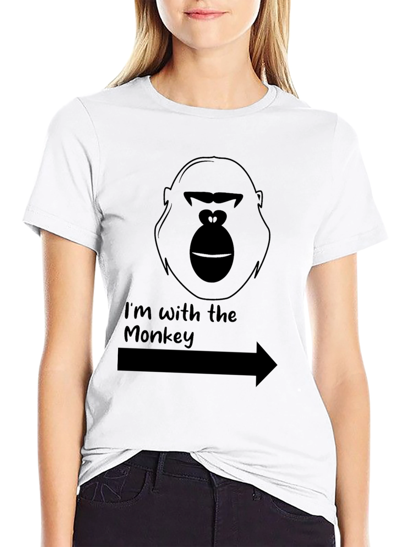 Im With the Monkey Graphic Tee