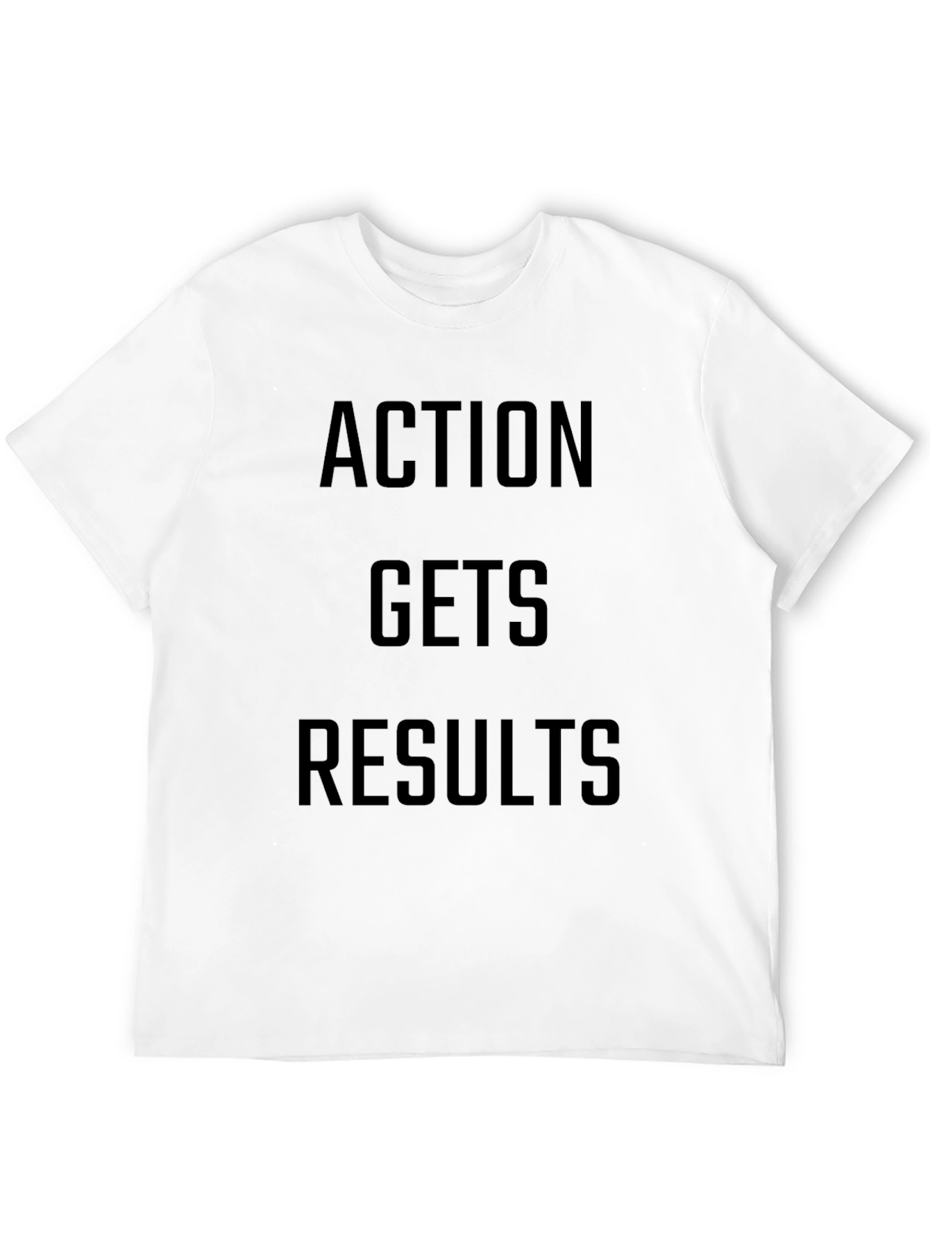 Action Gets Results Black T-Shirt