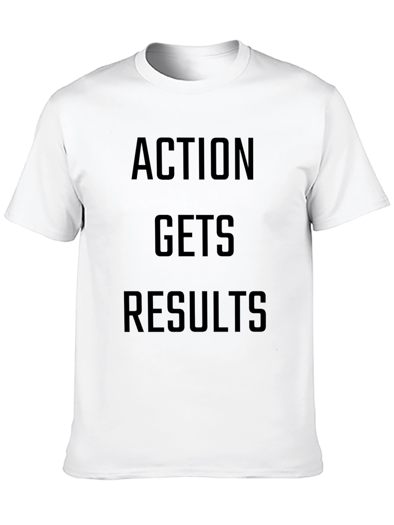 Action Gets Results Black T-Shirt
