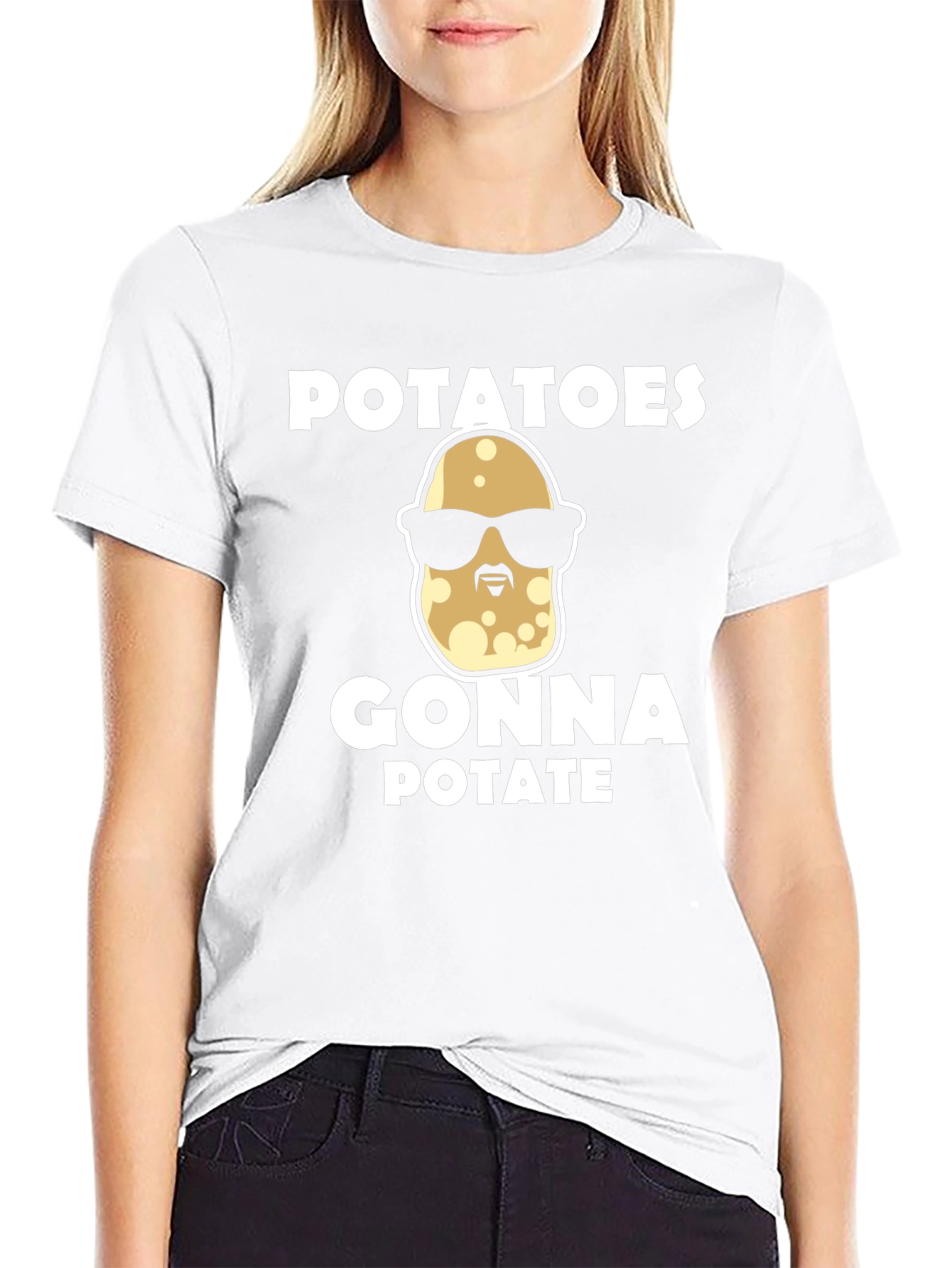 Potatoes Gonna Potate Graphic T-Shirt