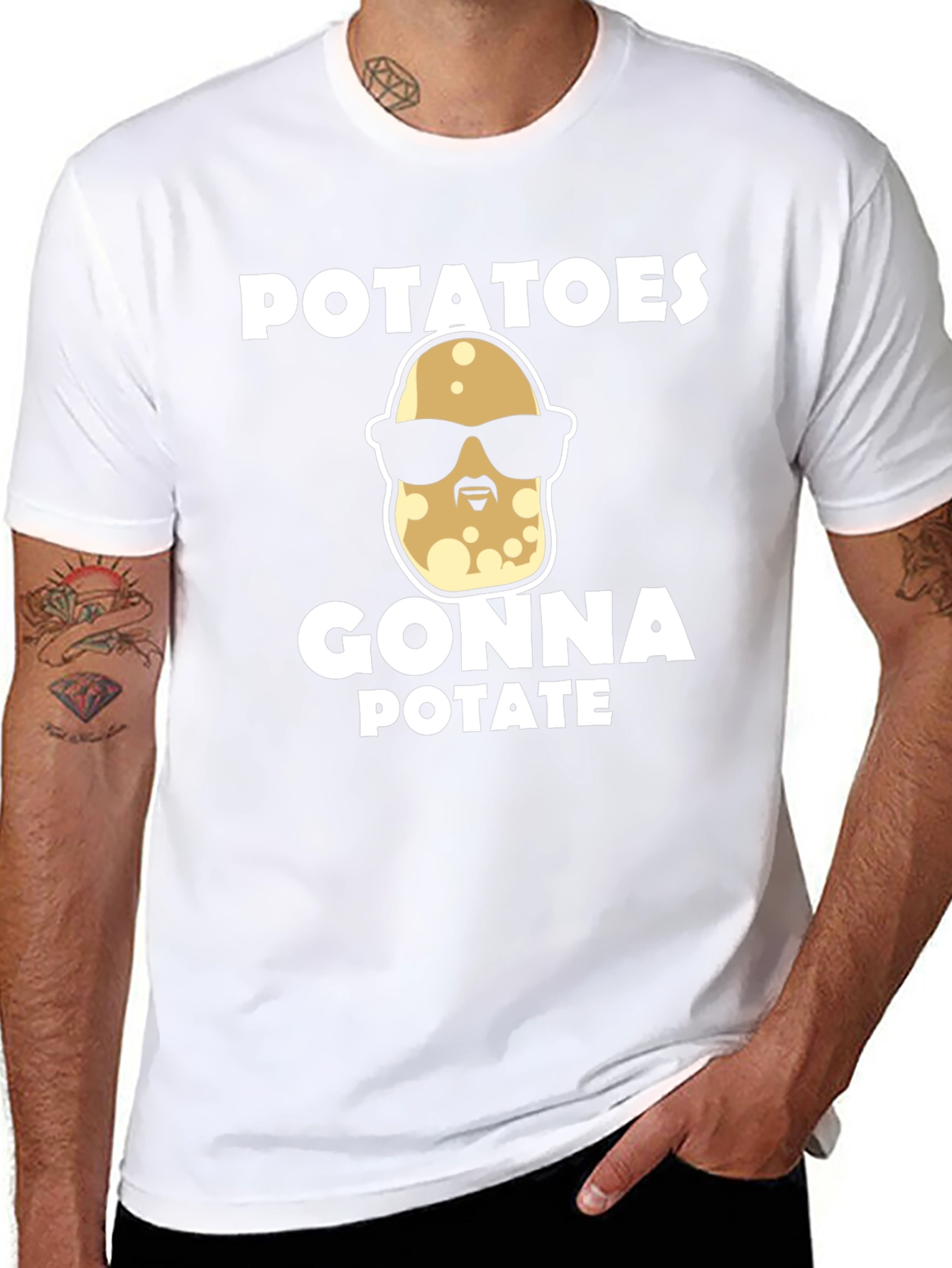 Potatoes Gonna Potate Graphic T-Shirt
