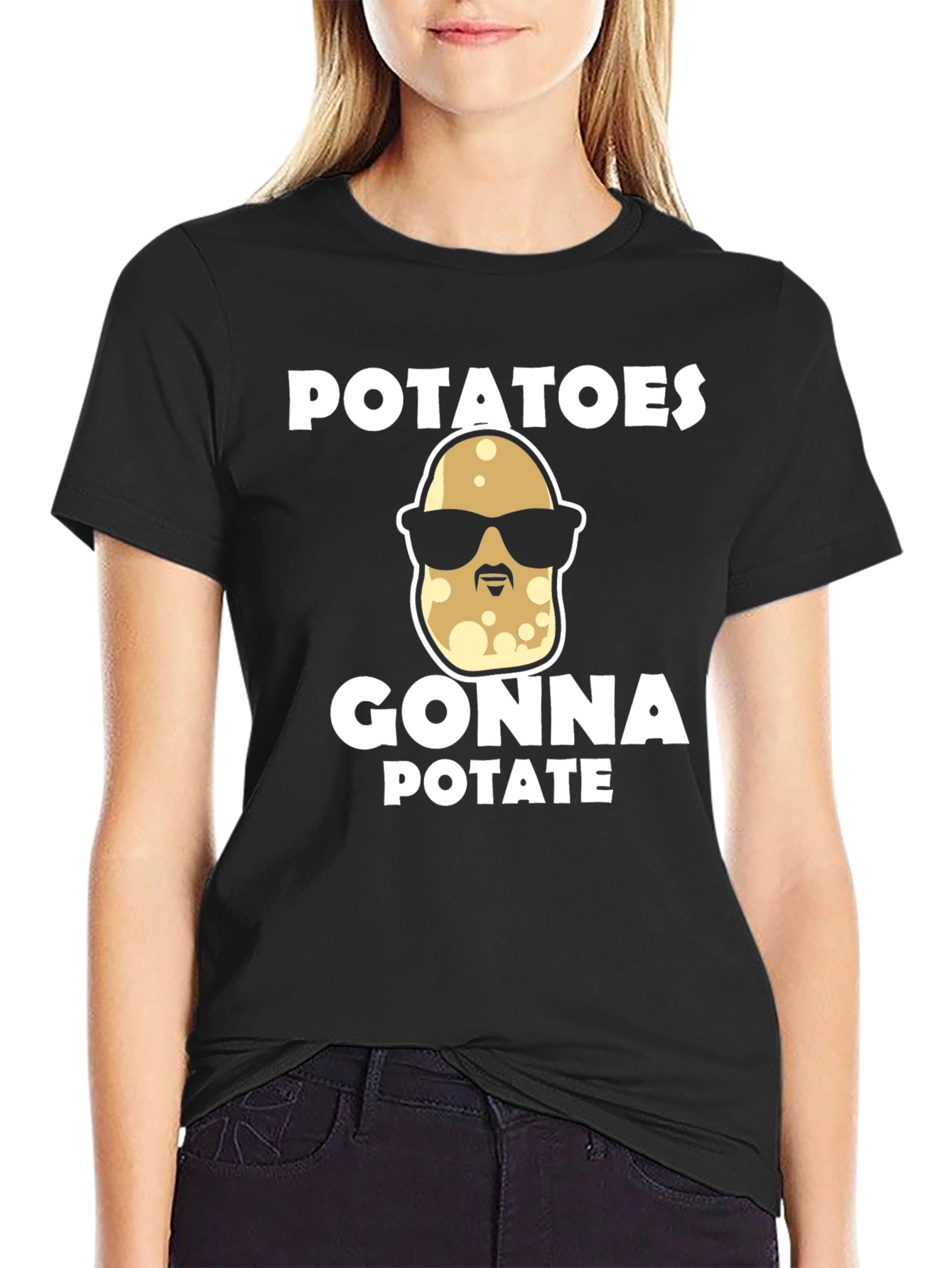 Potatoes Gonna Potate Graphic T-Shirt