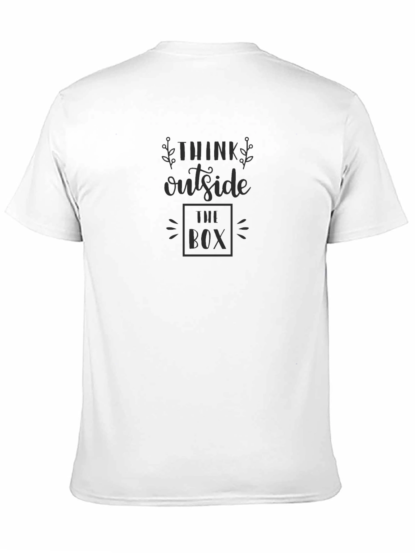 Think Outside the Box Graphic Tee - Black
