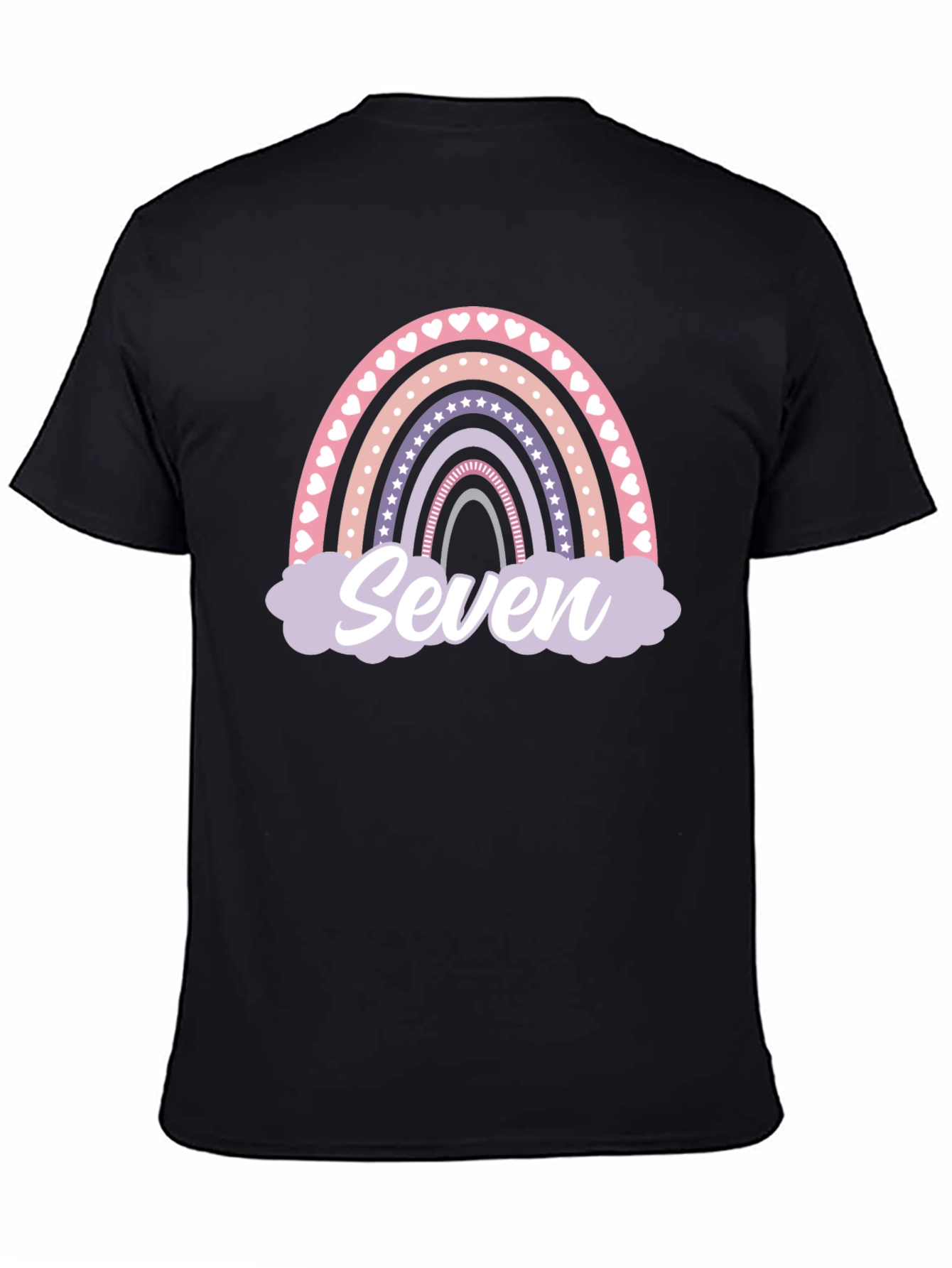 Seven Rainbow Birthday T-Shirt