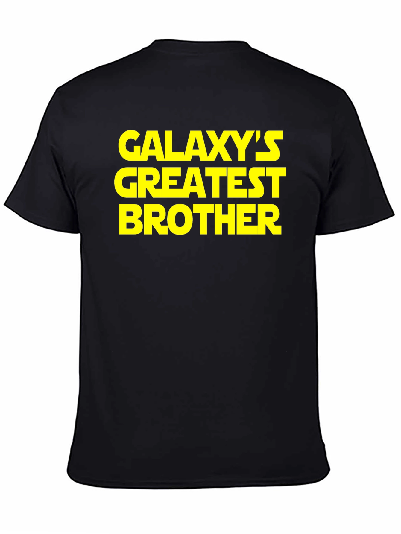 Galaxys Greatest Brother Black T-Shirt