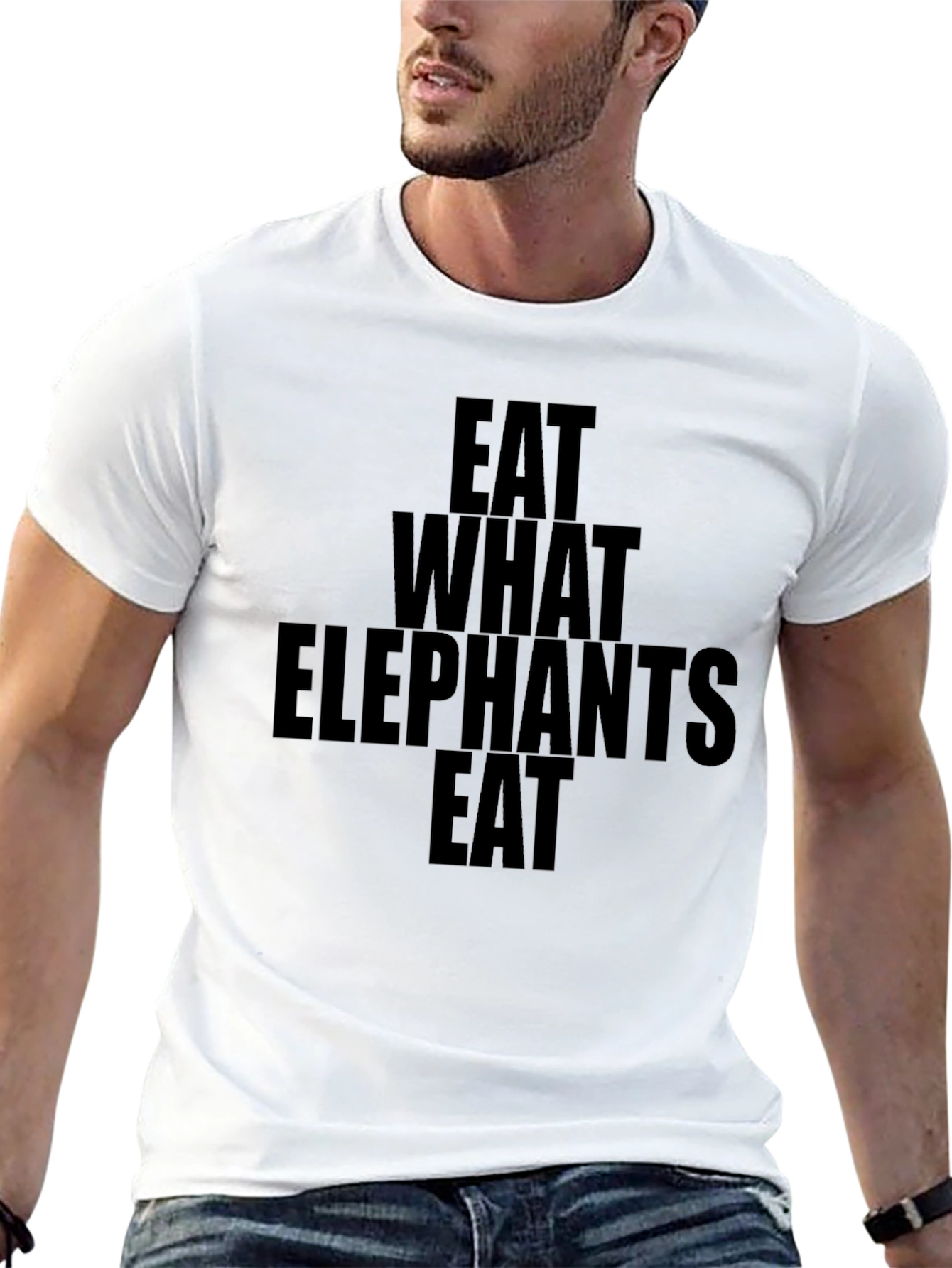 Eat What Elephants Eat Graphic Tee