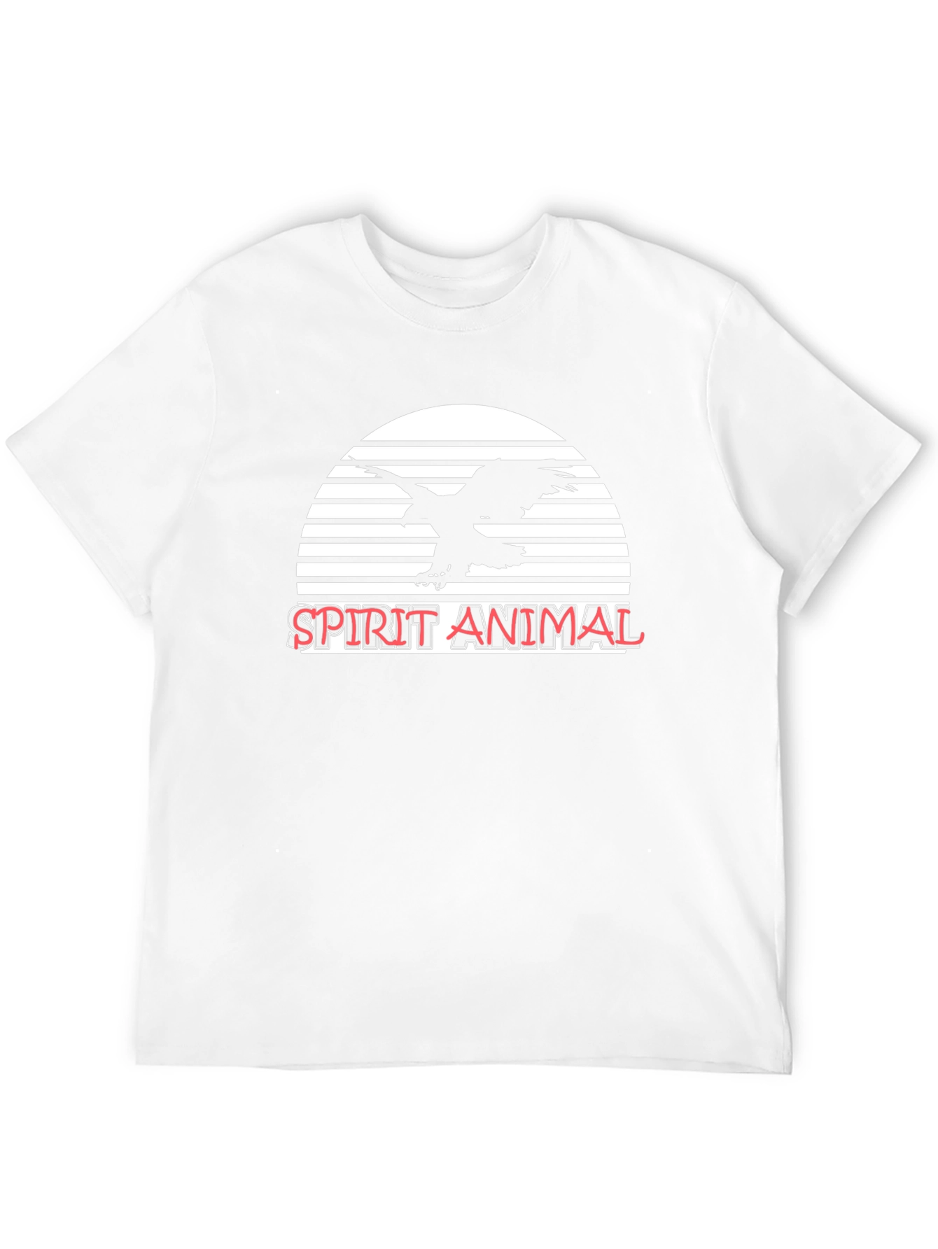 Spirit Animal Eagle Graphic Tee - Black