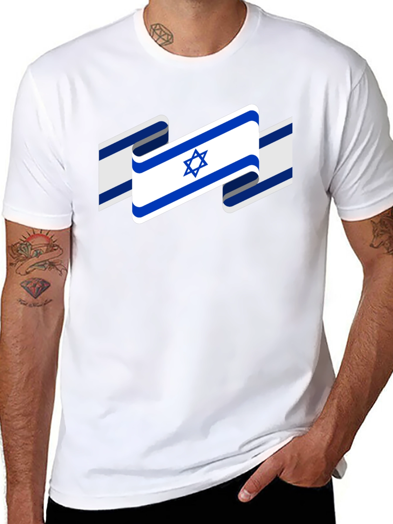 Israel Flag T-Shirt - Patriotic Graphic Tee