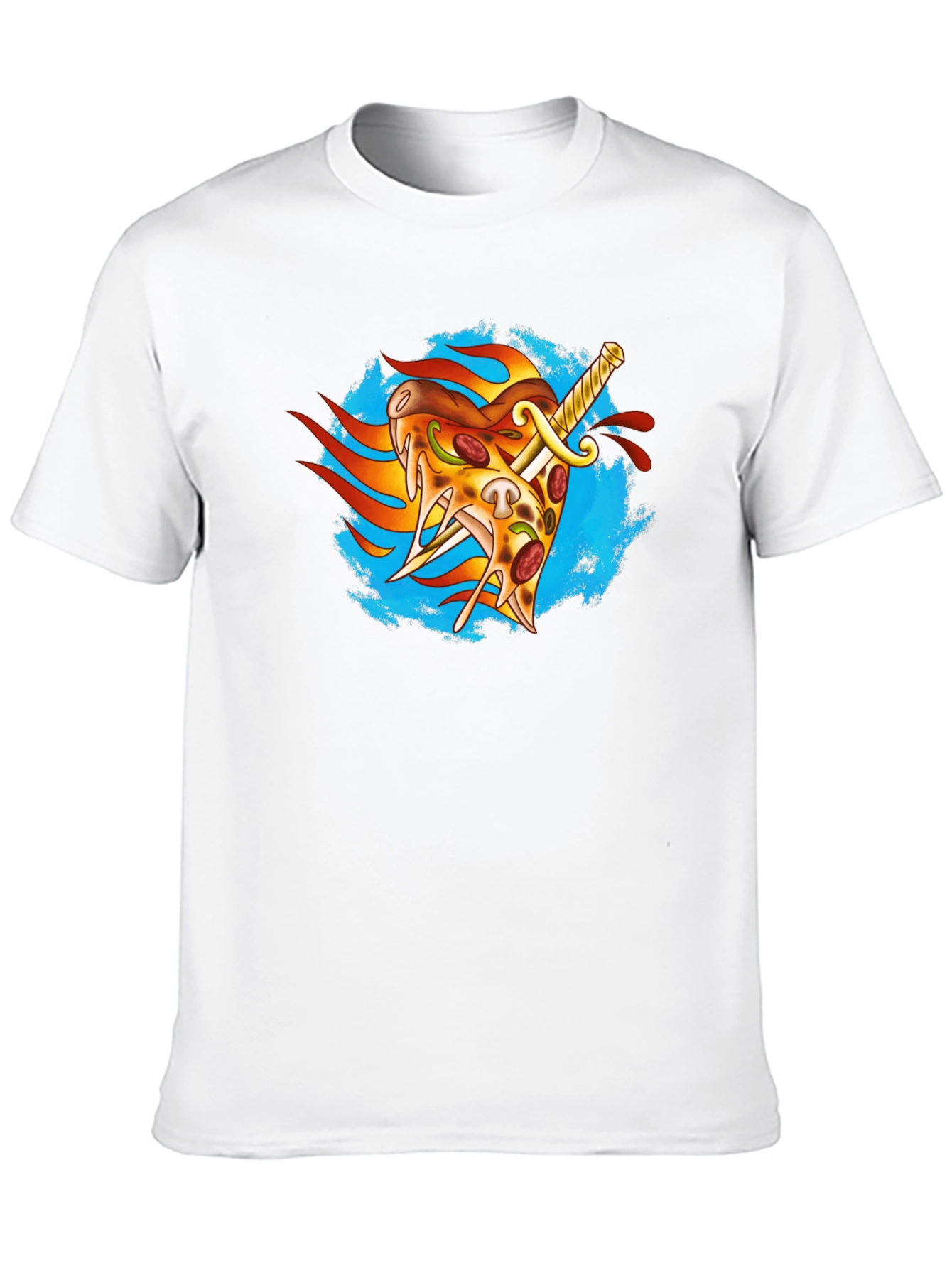 Pizza Sword T-Shirt - Foodie Apparel