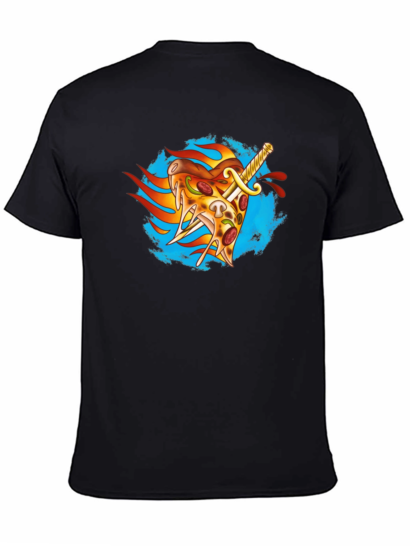 Pizza Sword T-Shirt - Foodie Apparel