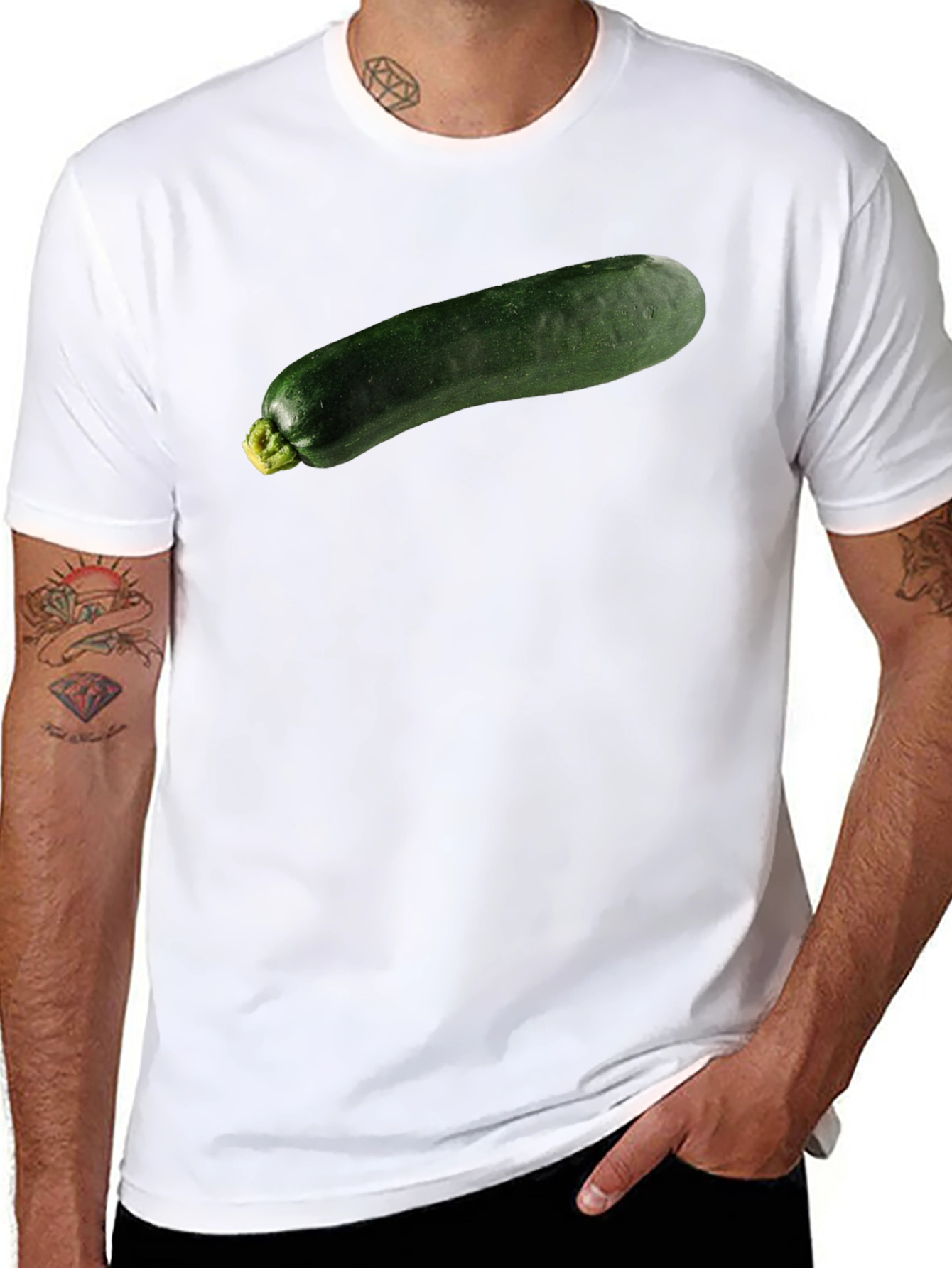 Zucchini Graphic T-Shirt - Quirky Unisex Tee