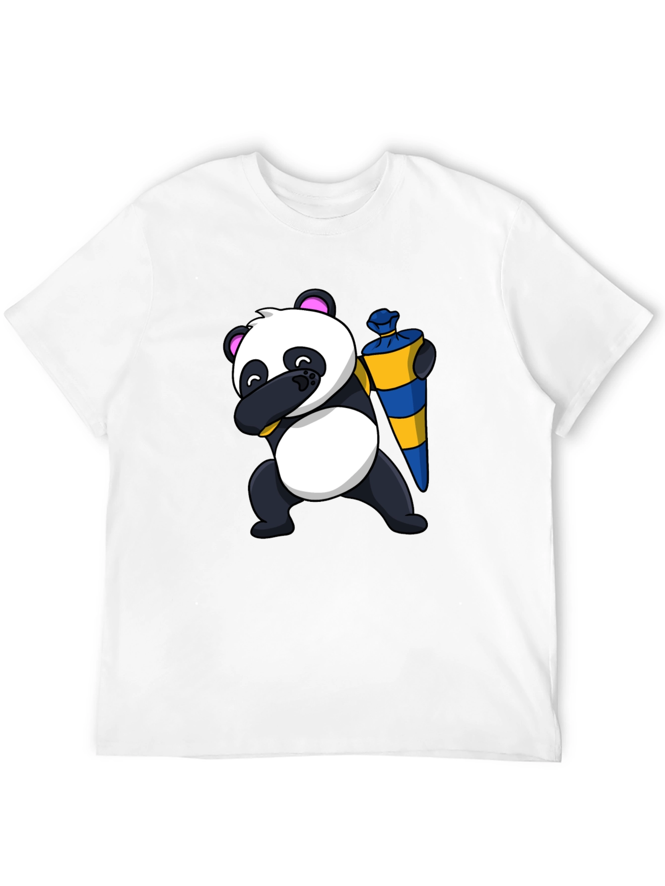 Panda Dab School Cone T-Shirt