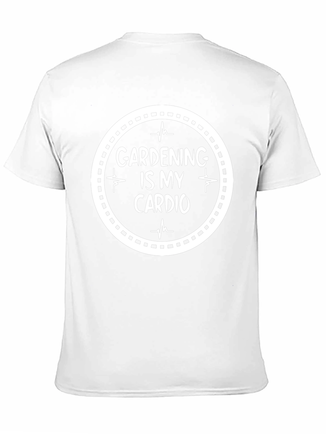 Gardening is My Cardio Black T-Shirt