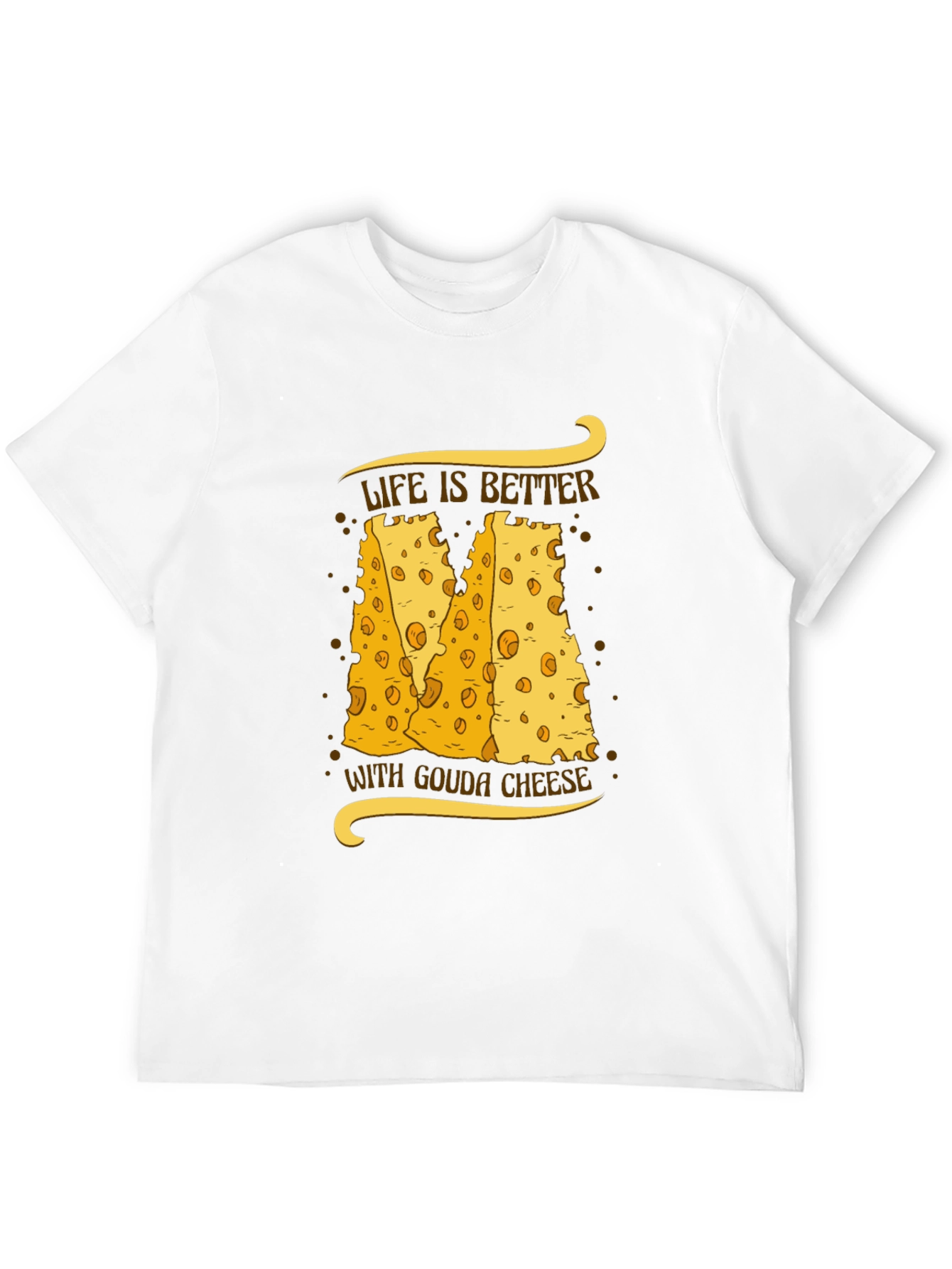 Gouda Cheese Lover T-Shirt - Funny Foodie Tee