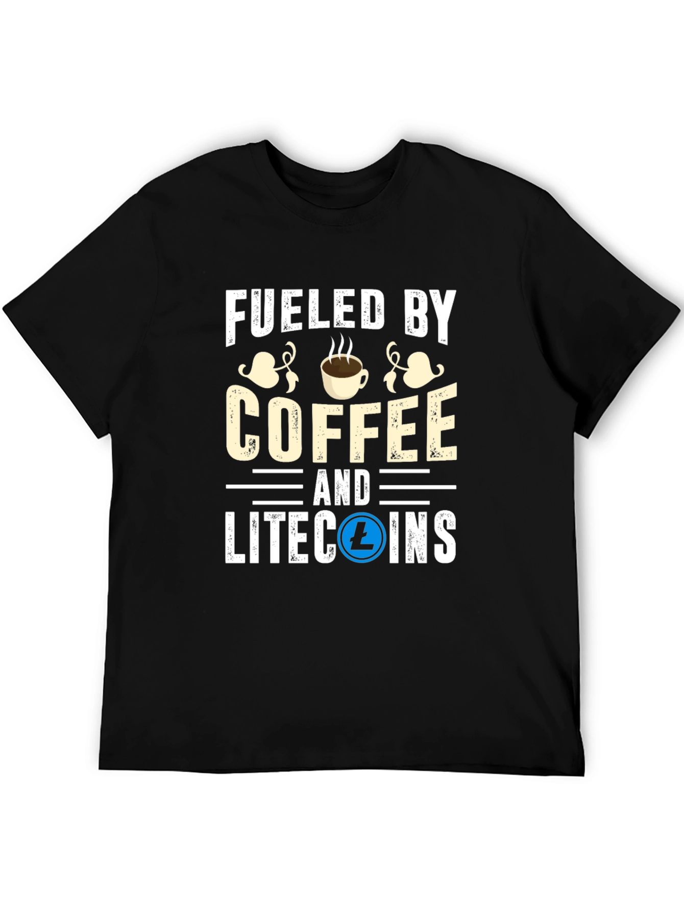Fueled by Coffee & Litecoins T-Shirt