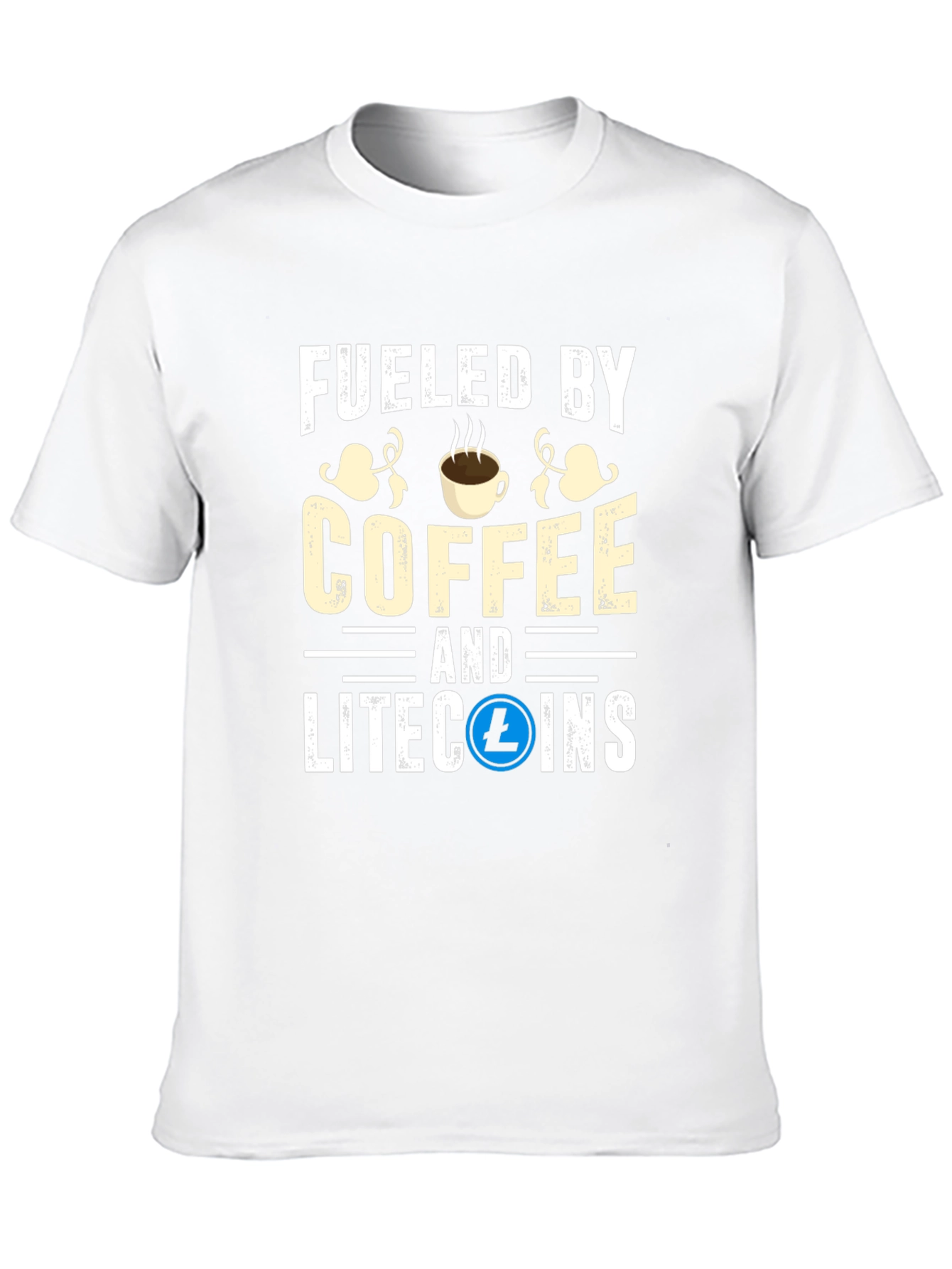 Fueled by Coffee & Litecoins T-Shirt