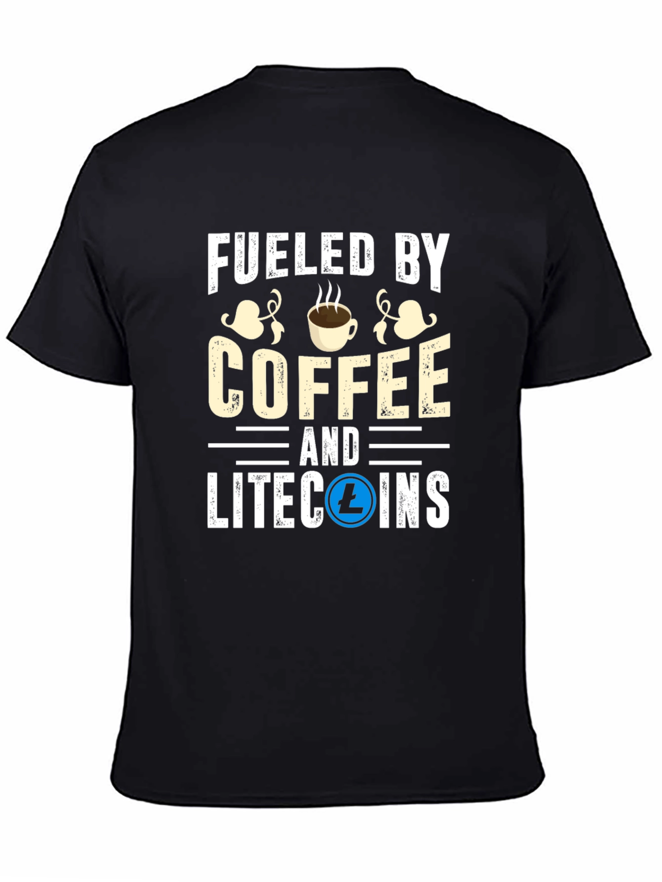 Fueled by Coffee & Litecoins T-Shirt
