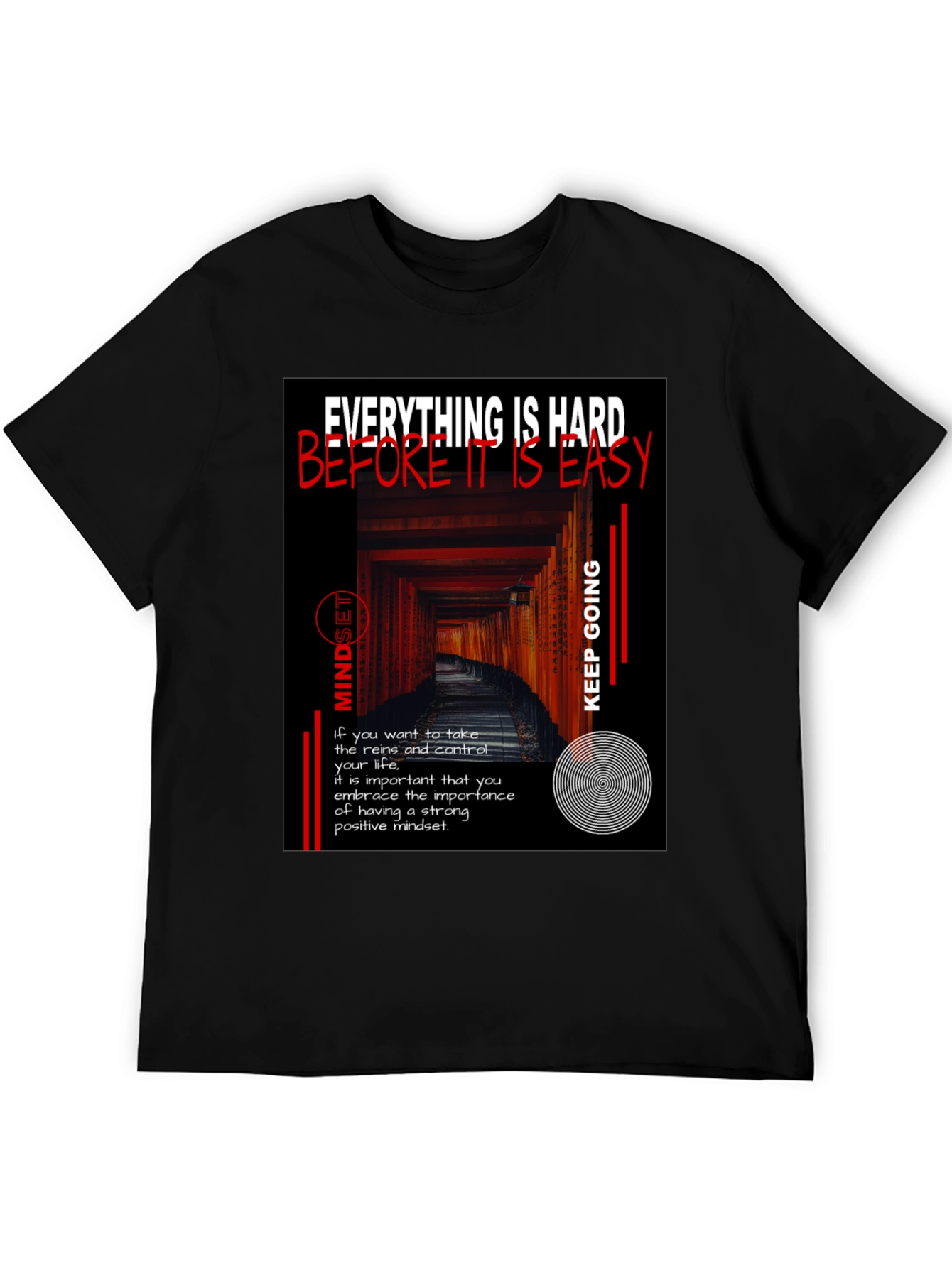 Inspirational Mindset Graphic T-Shirt