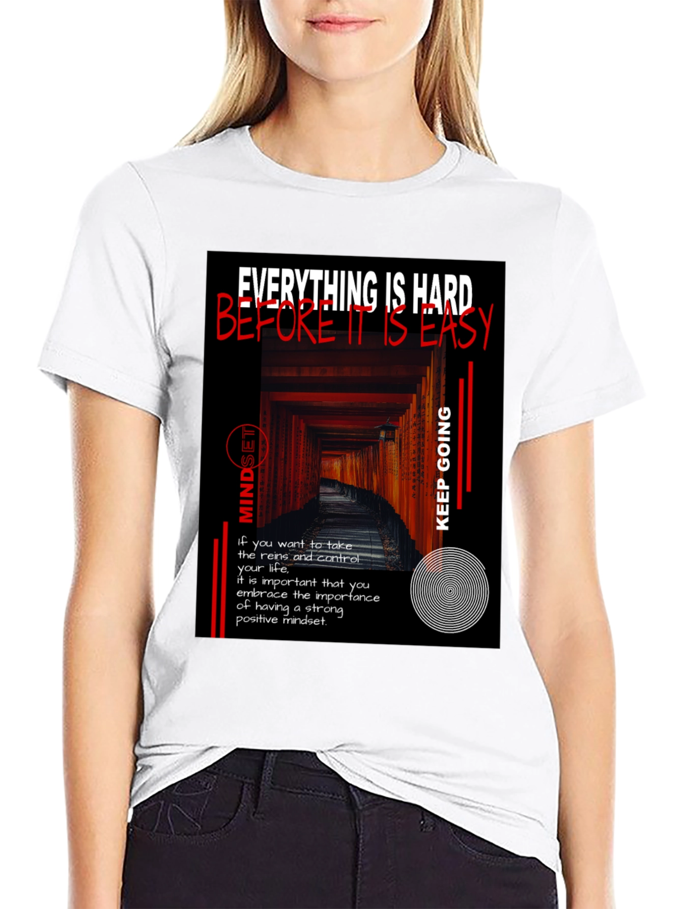 Inspirational Mindset Graphic T-Shirt