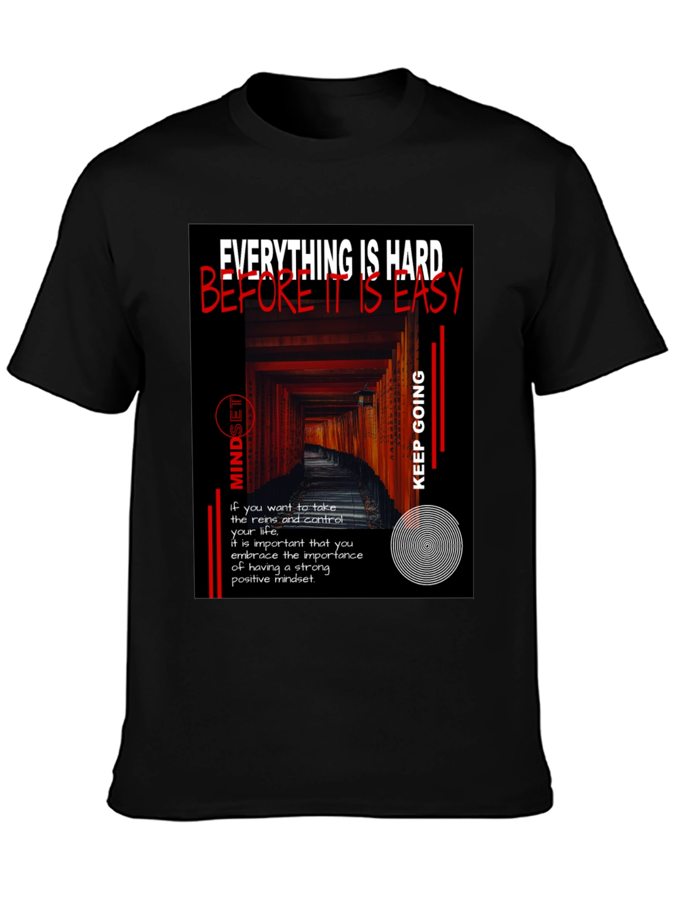 Inspirational Mindset Graphic T-Shirt