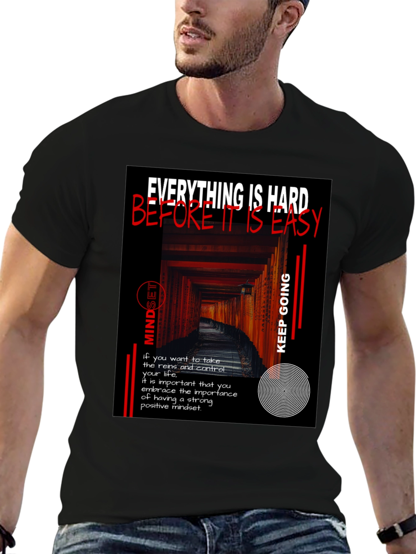 Inspirational Mindset Graphic T-Shirt
