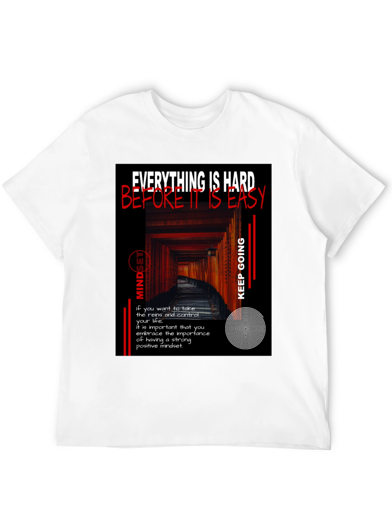 Inspirational Mindset Graphic T-Shirt