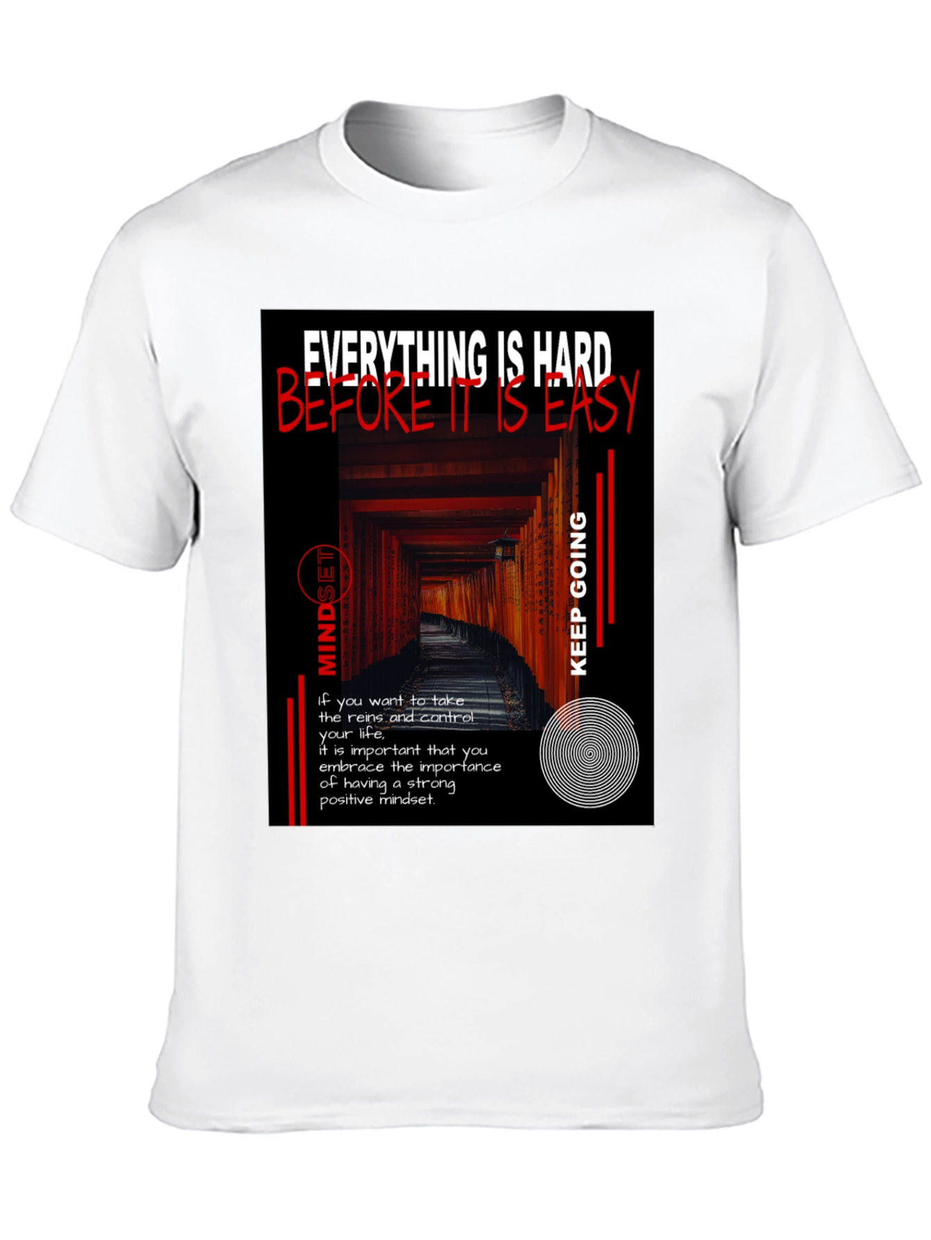 Inspirational Mindset Graphic T-Shirt