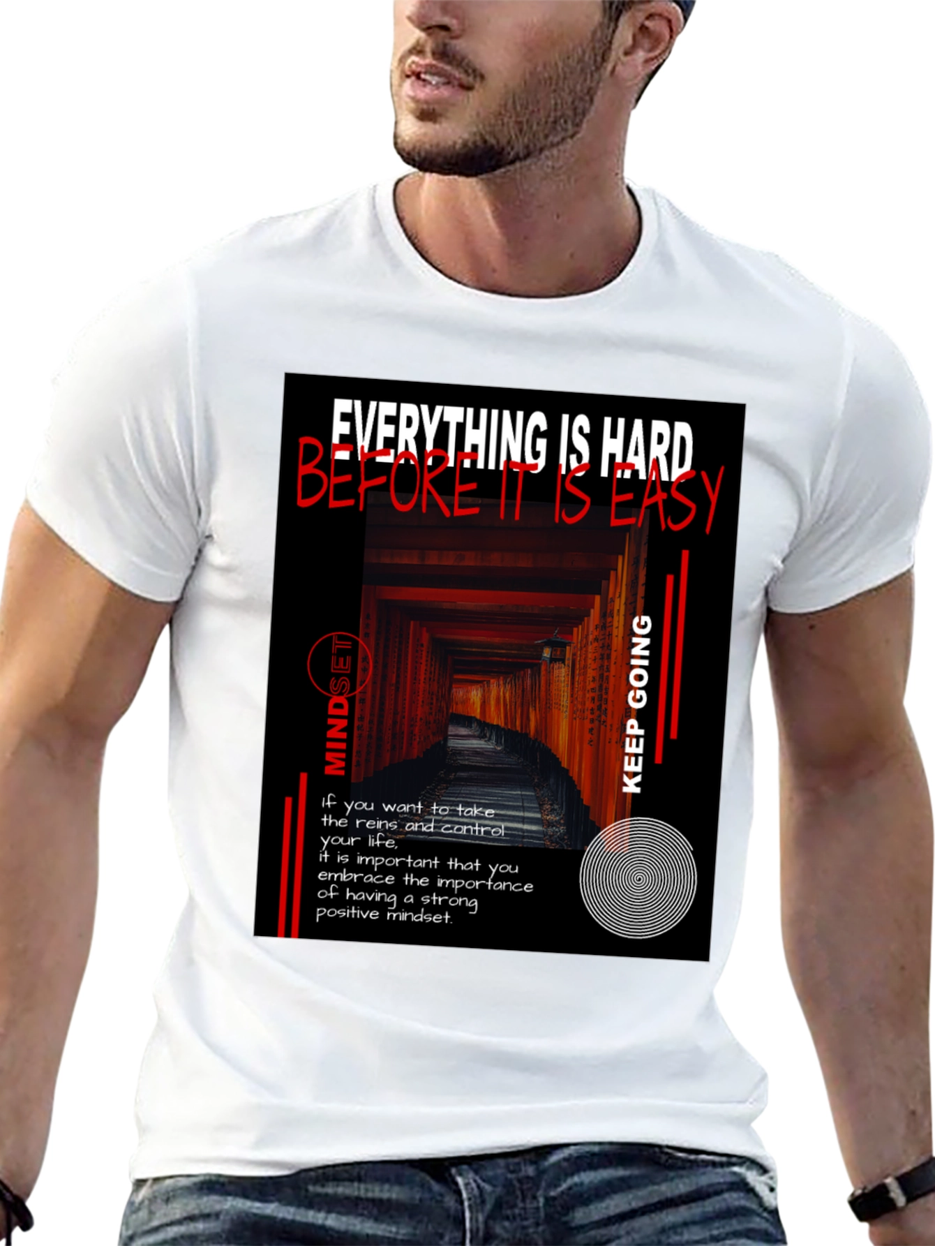 Inspirational Mindset Graphic T-Shirt
