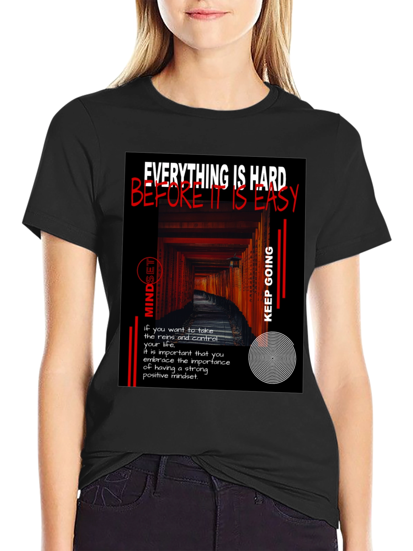 Inspirational Mindset Graphic T-Shirt