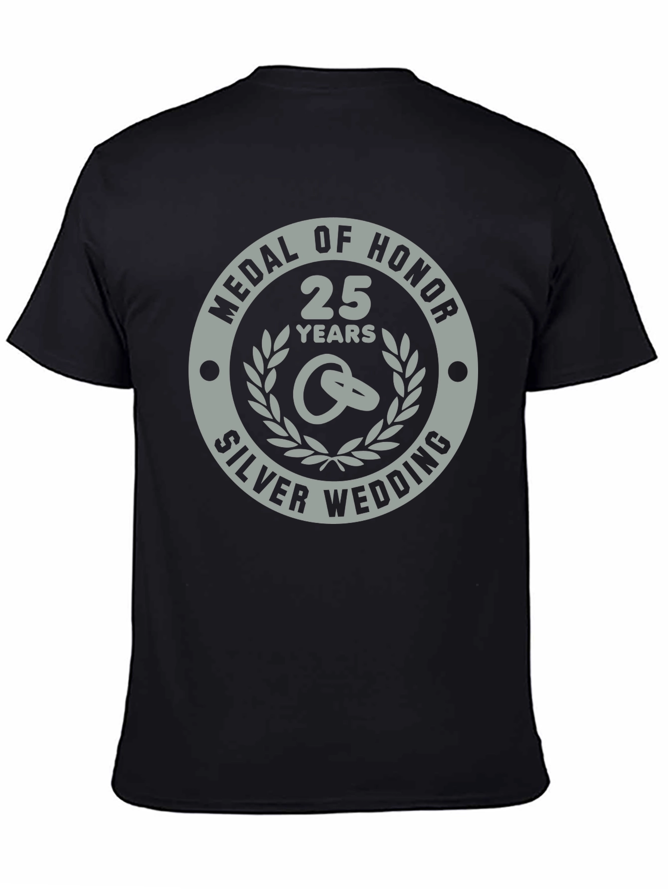 25th Silver Wedding Anniversary Medal of Honor T-Shirt