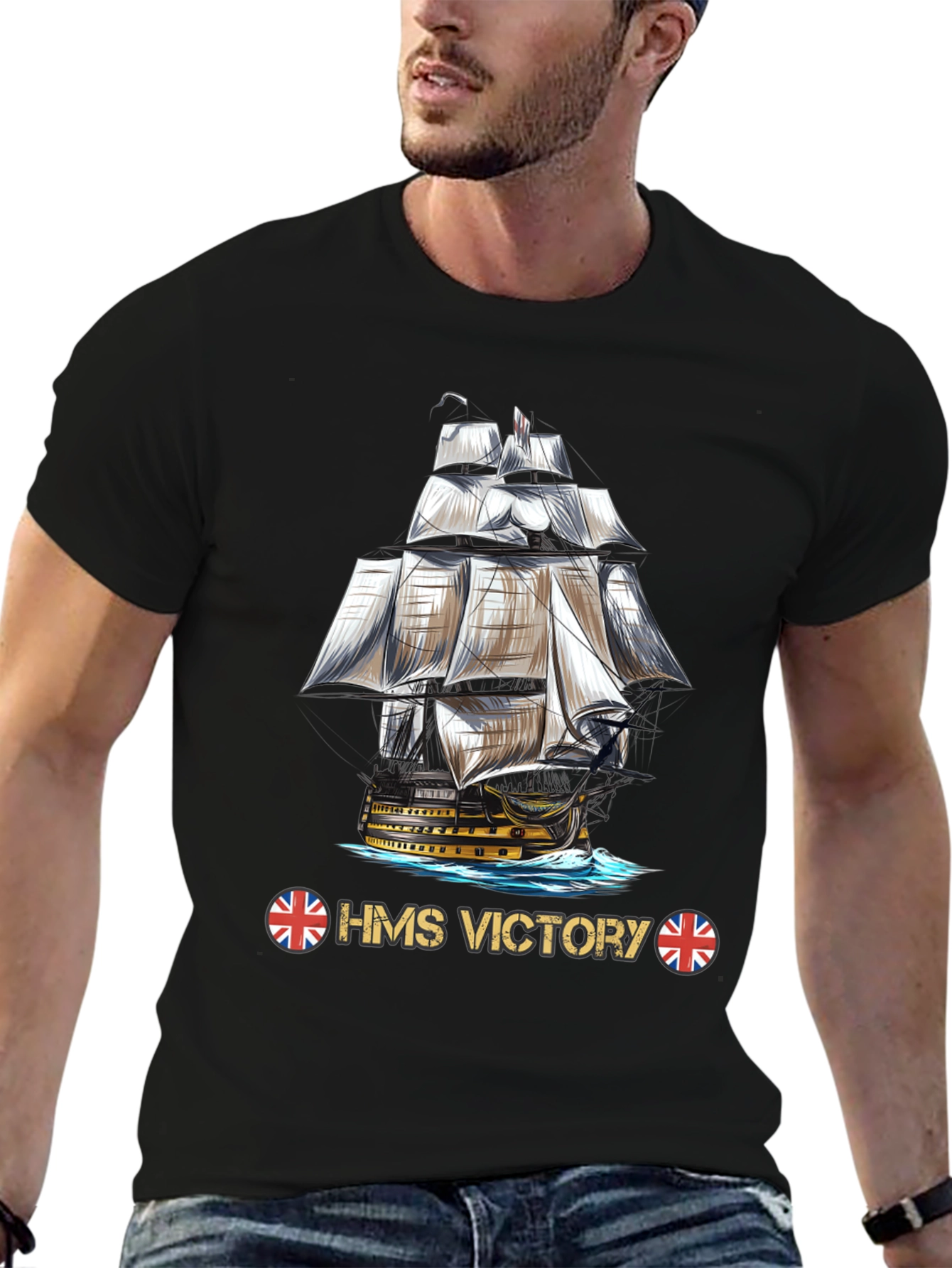 HMS Victory Ship Graphic T-Shirt