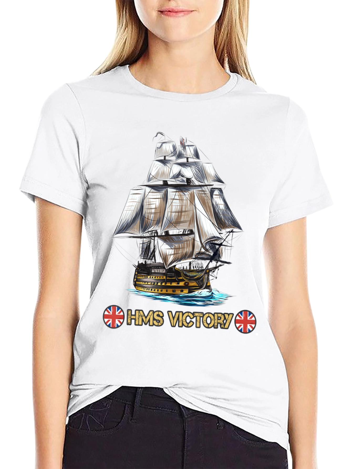HMS Victory Ship Graphic T-Shirt