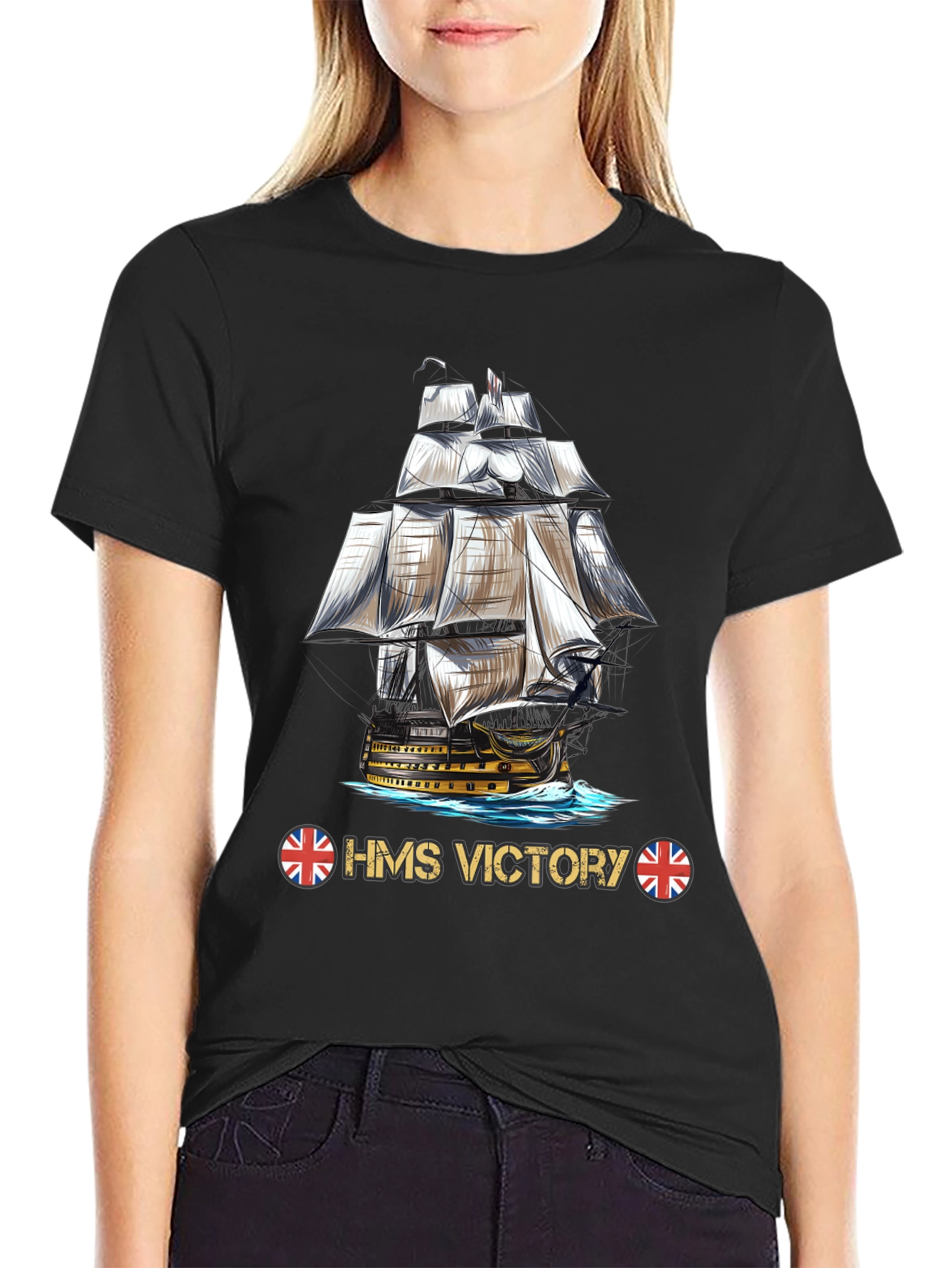 HMS Victory Ship Graphic T-Shirt